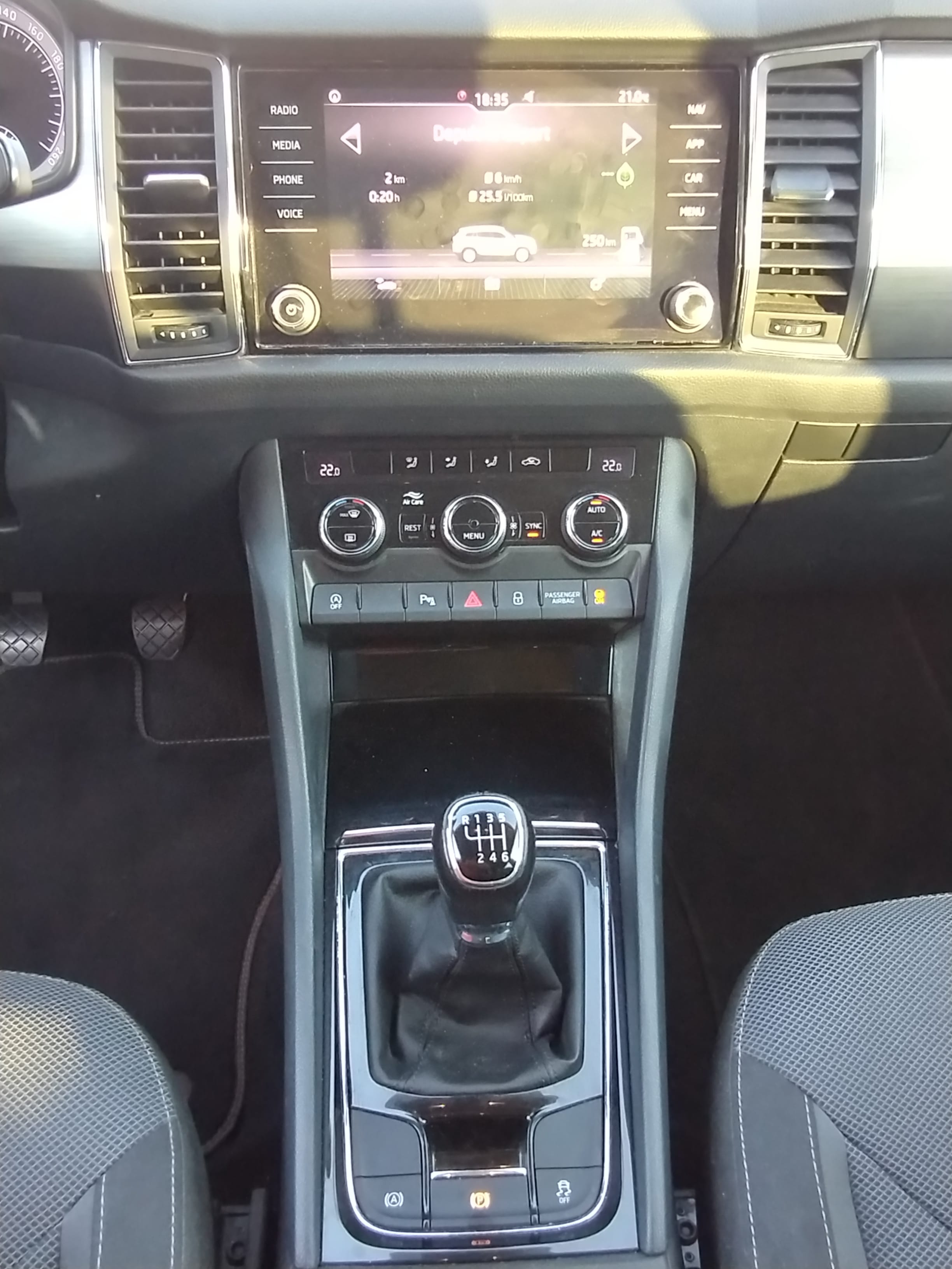 Skoda Kodiaq avec Apple CarPlay