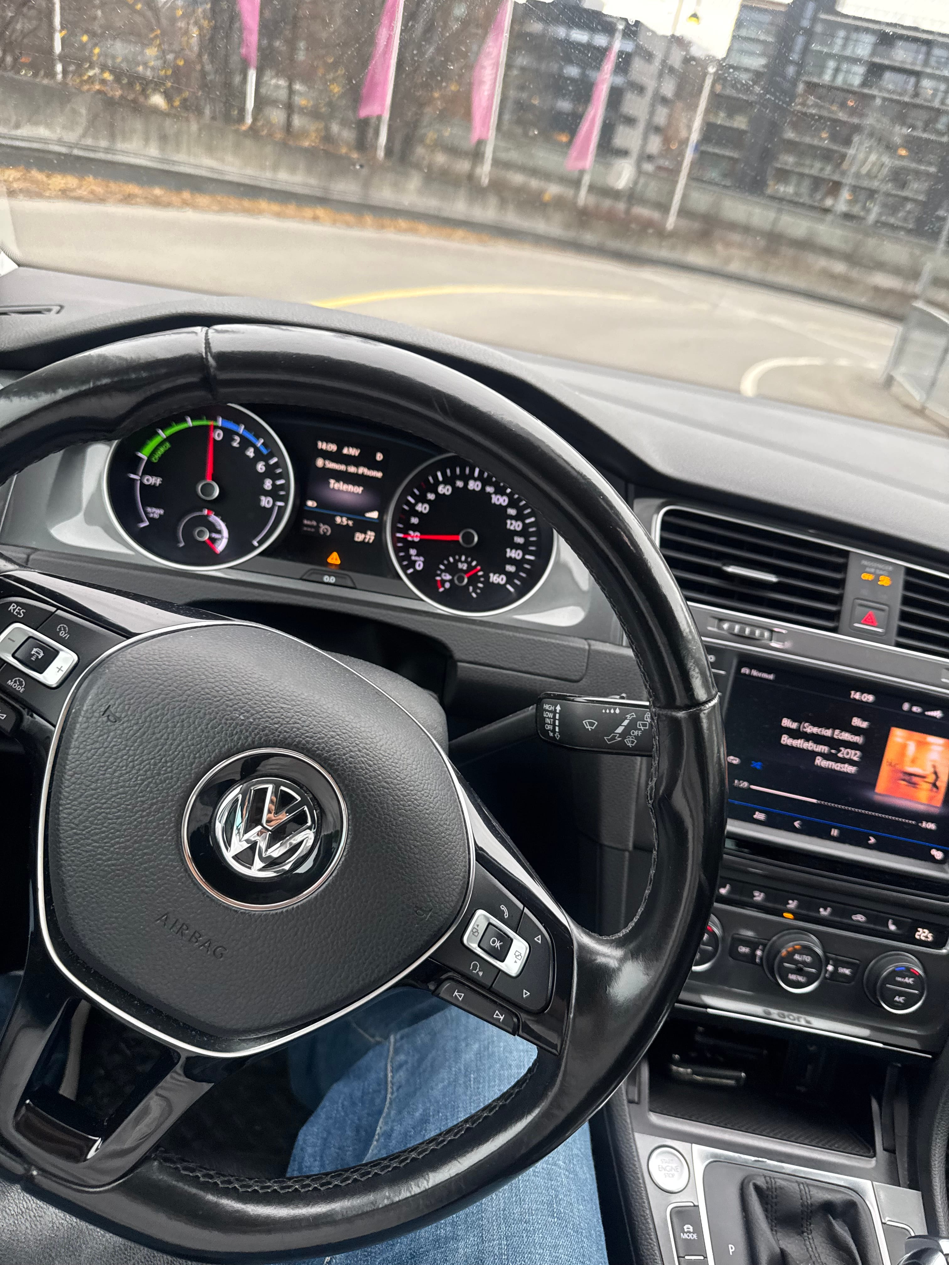 Volkswagen e-Golf med Ryggekamera