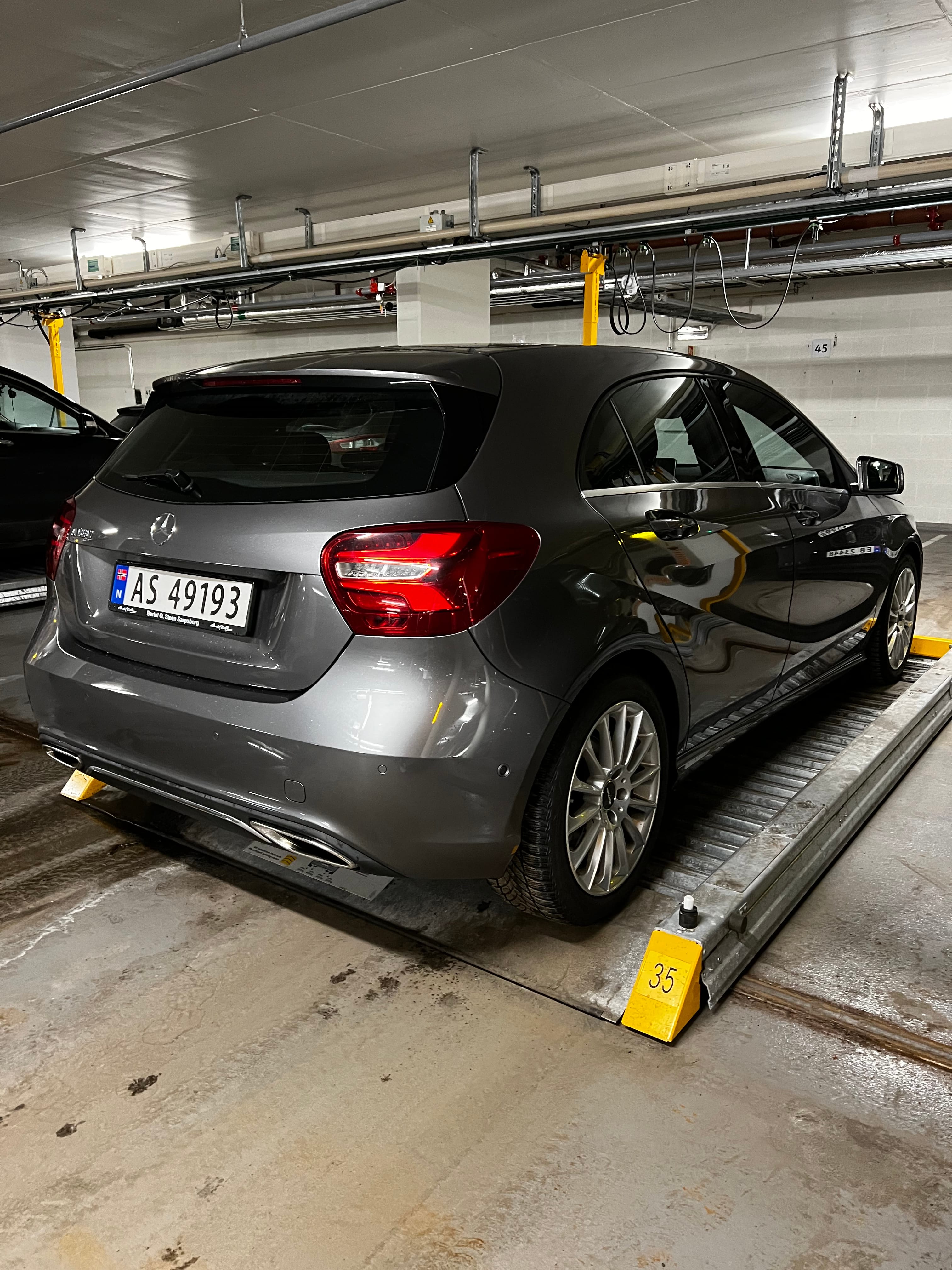 Mercedes A-Klasse with GPS