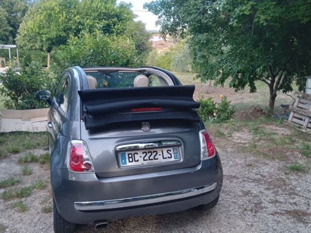 Fiat 500 C avec Siège bébé