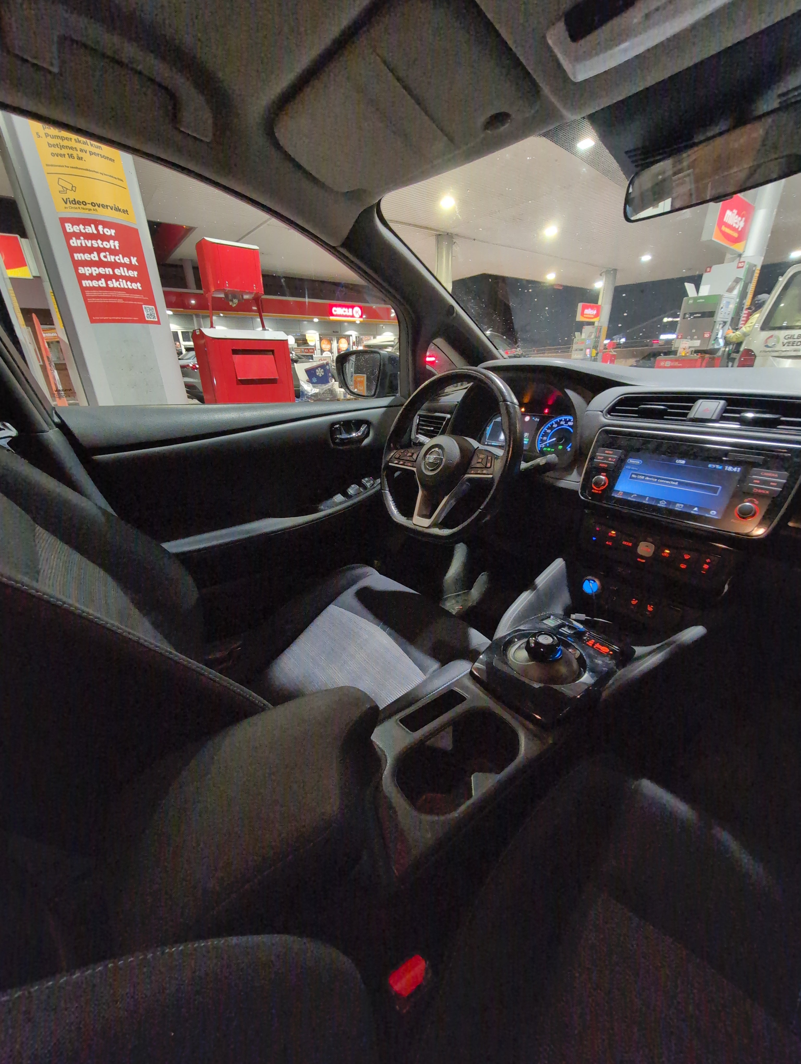 Nissan Leaf with GPS