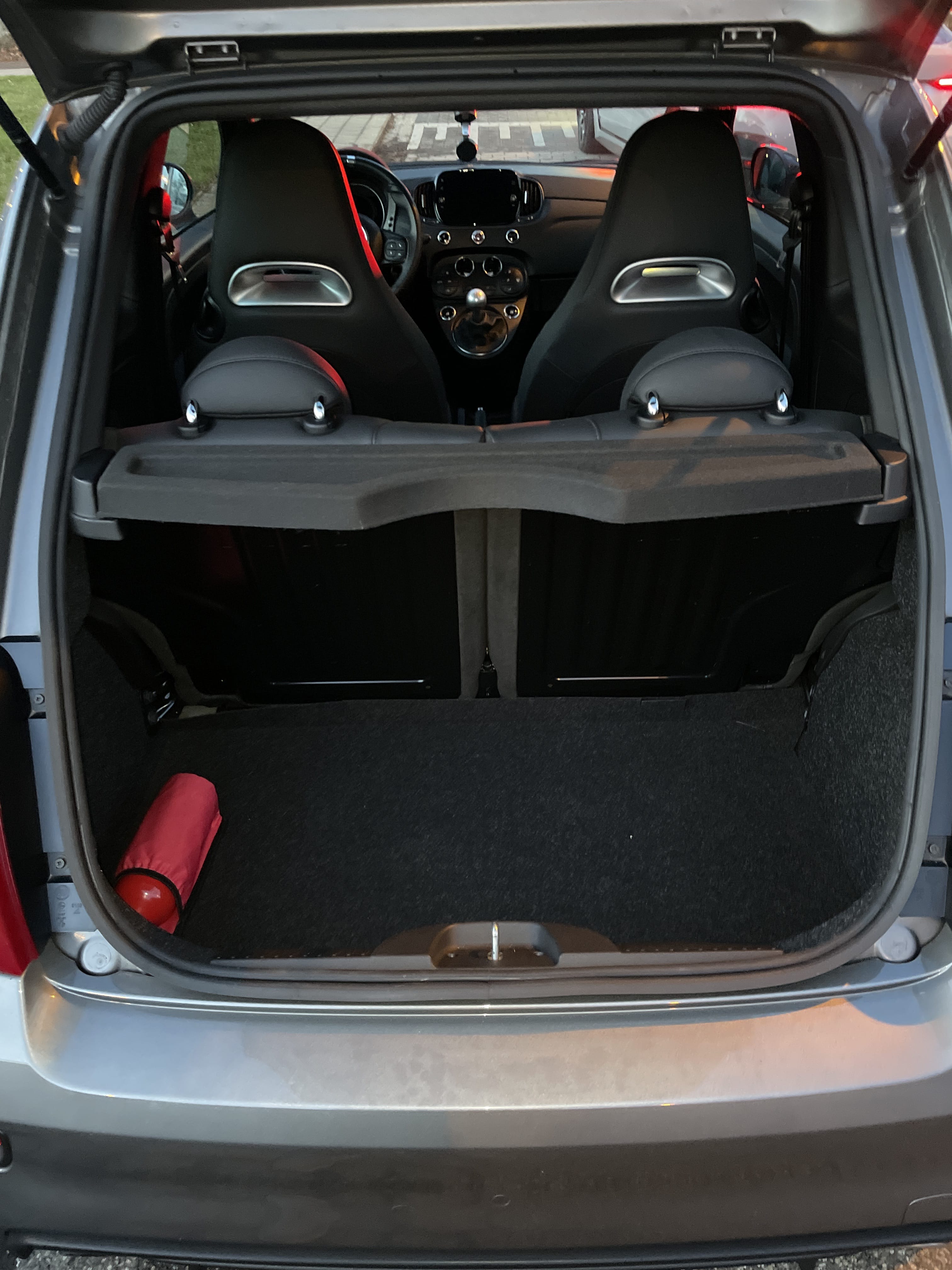 Fiat 500 avec Dashcam