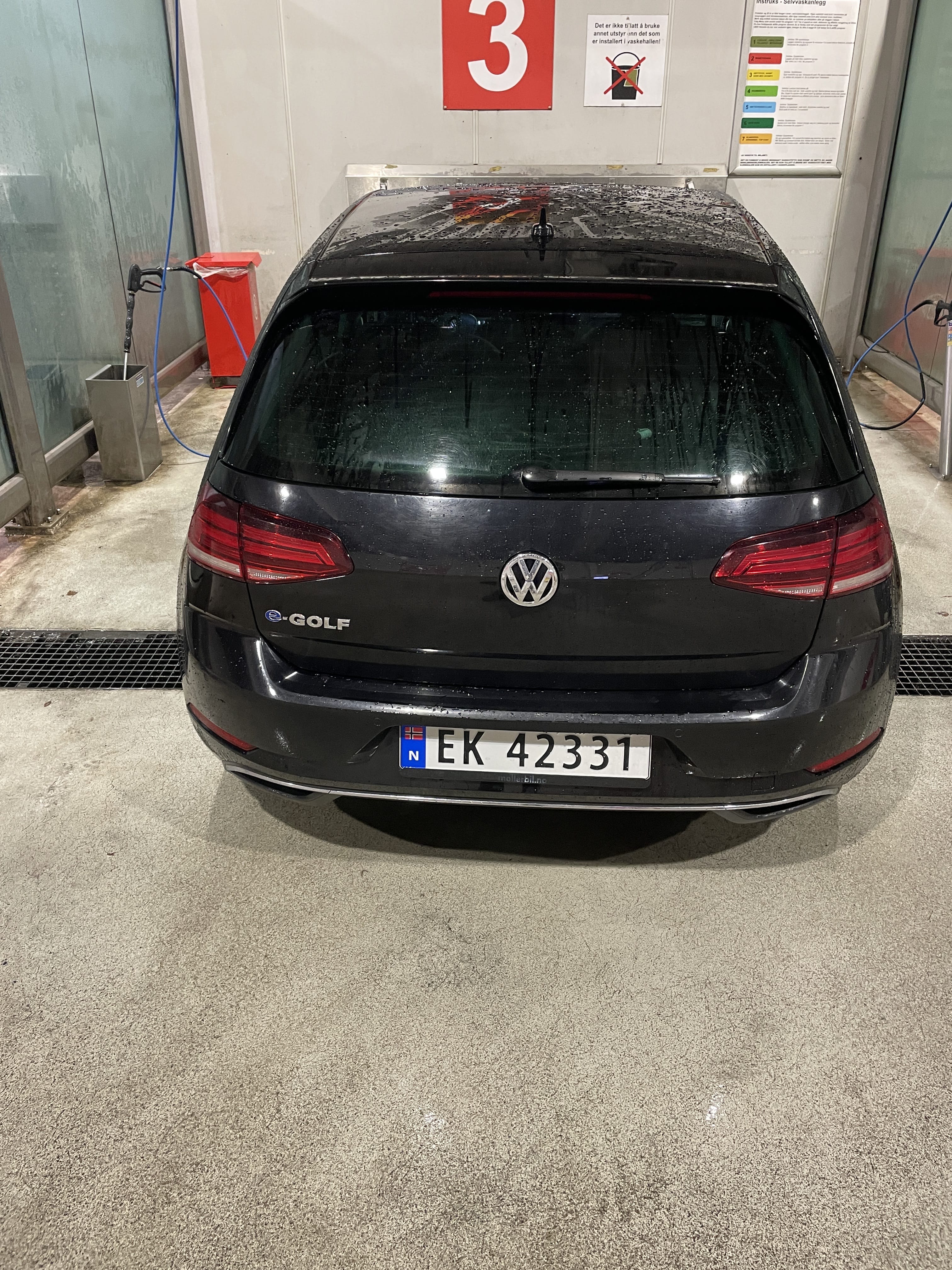 Volkswagen e-Golf med GPS