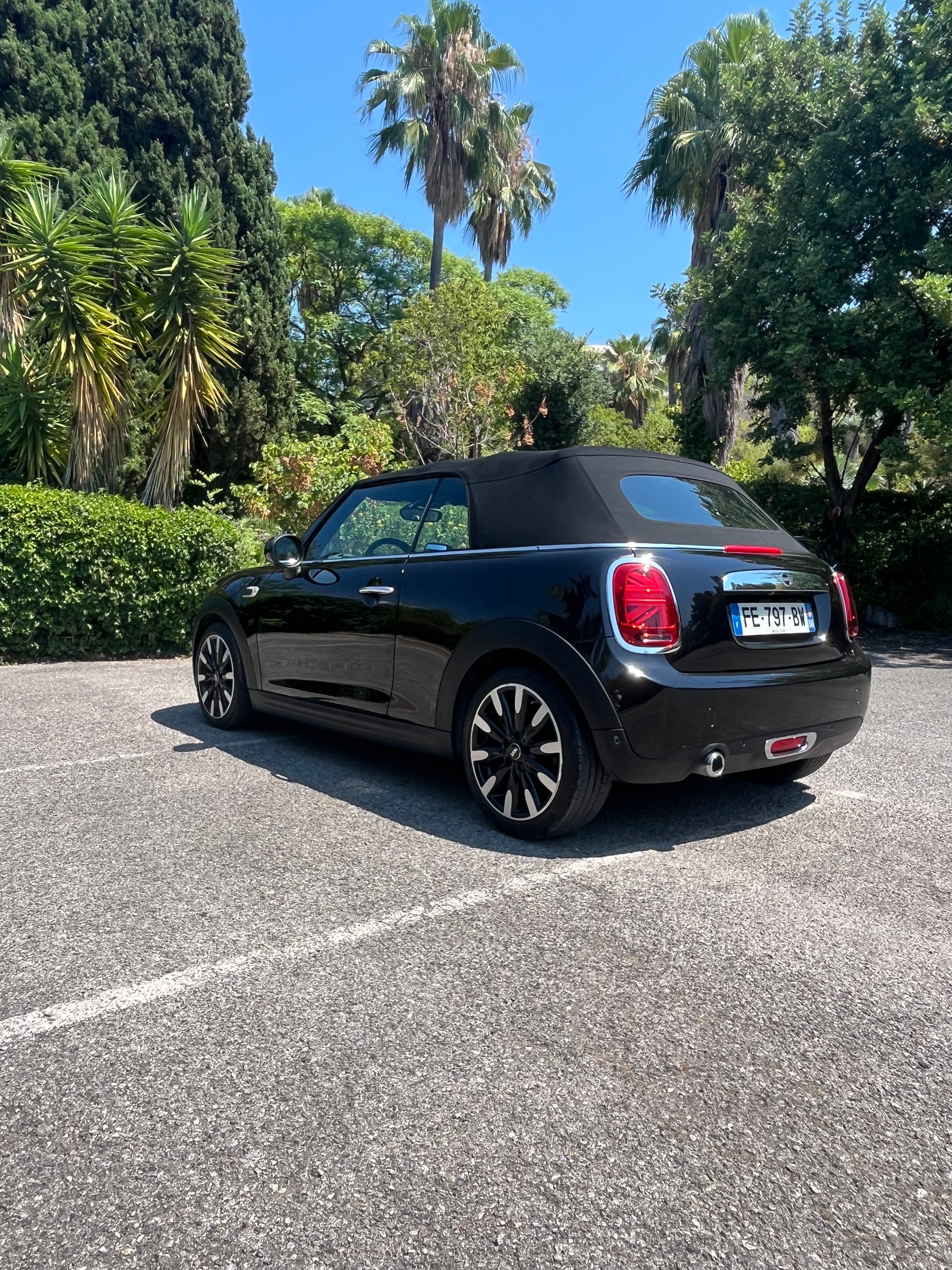 Mini Cabriolet 136 cv finition Chili con Cámara de marcha atrás