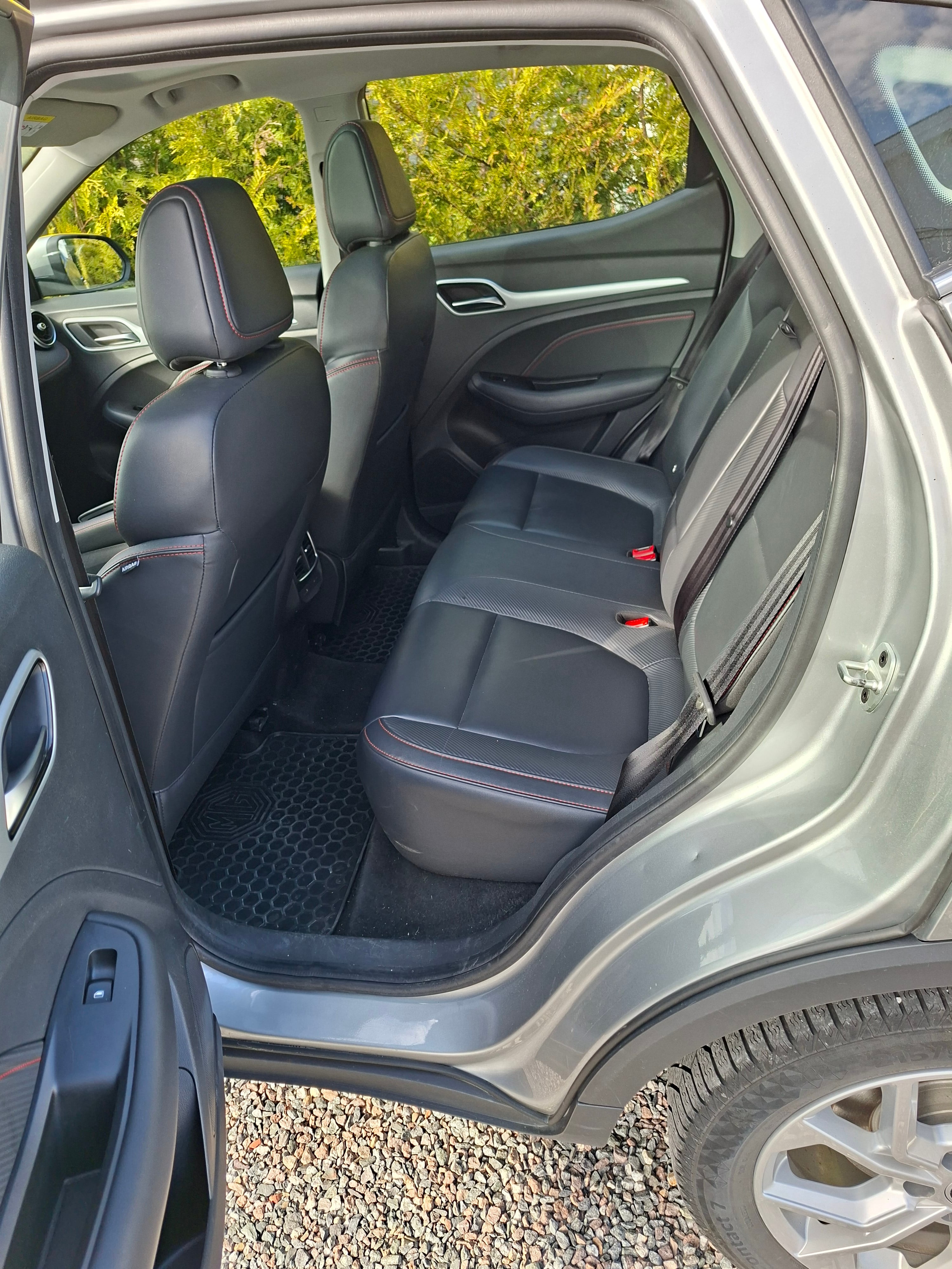 MG ZS EV with Baby seat