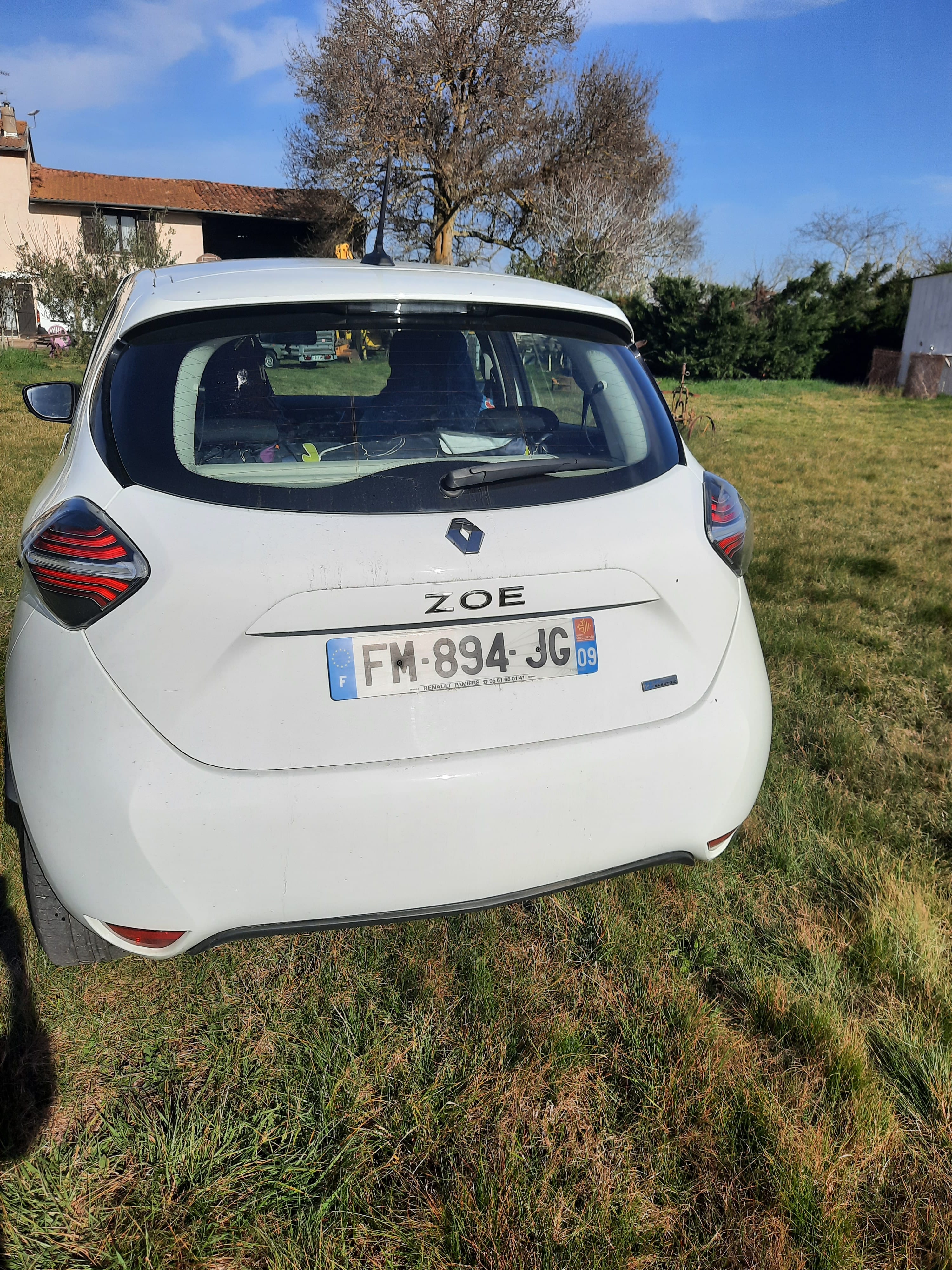 Renault ZOE avec Pneus neige