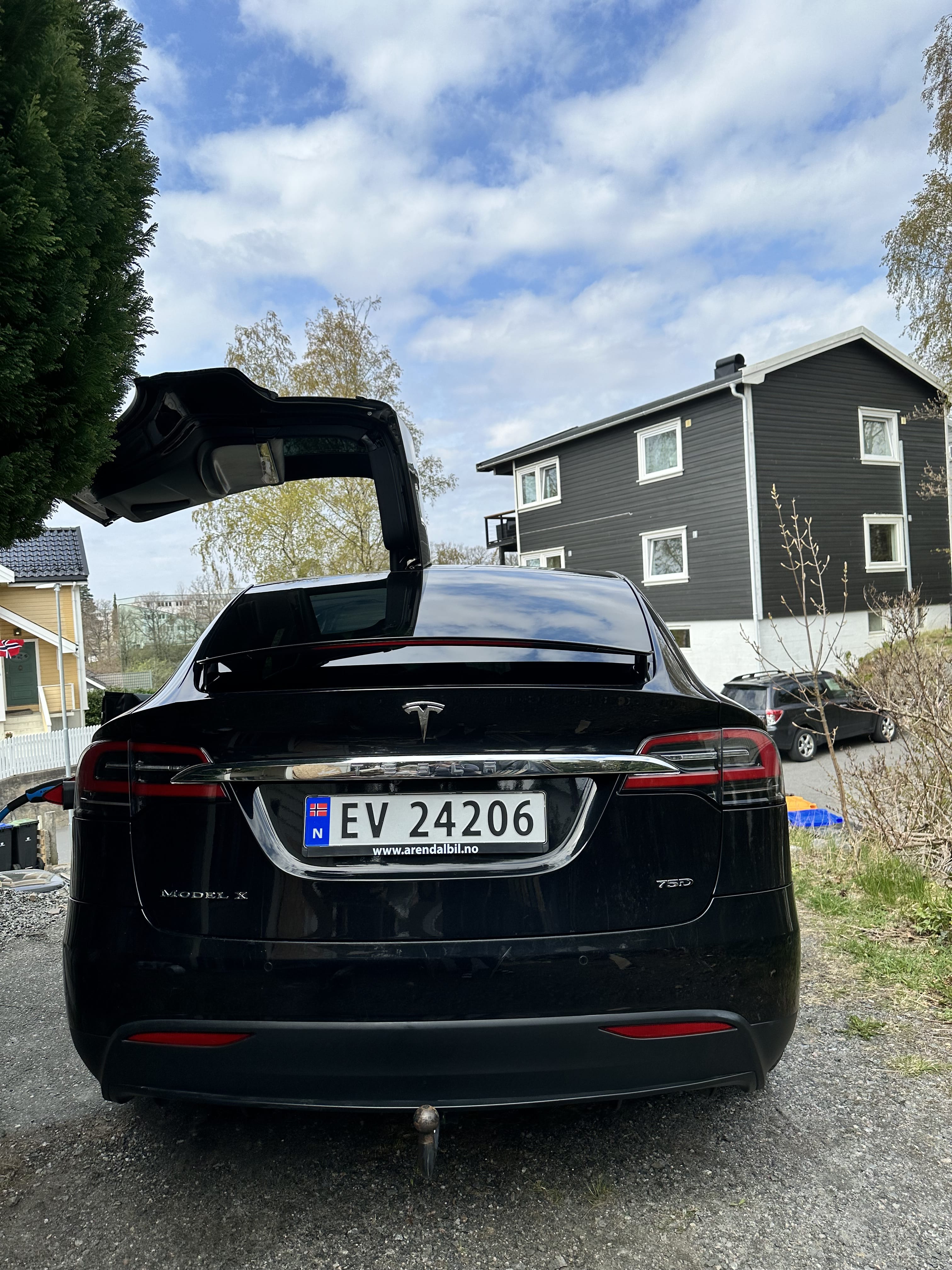 Tesla Model X med Aircondition