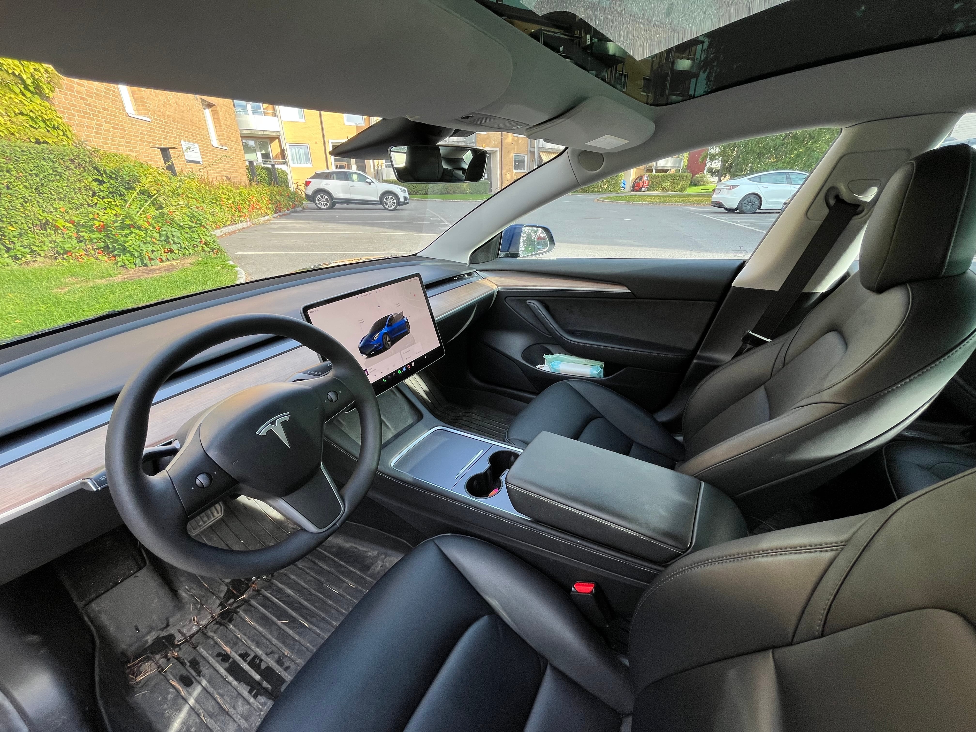 Tesla Model 3 med Cruisekontroll