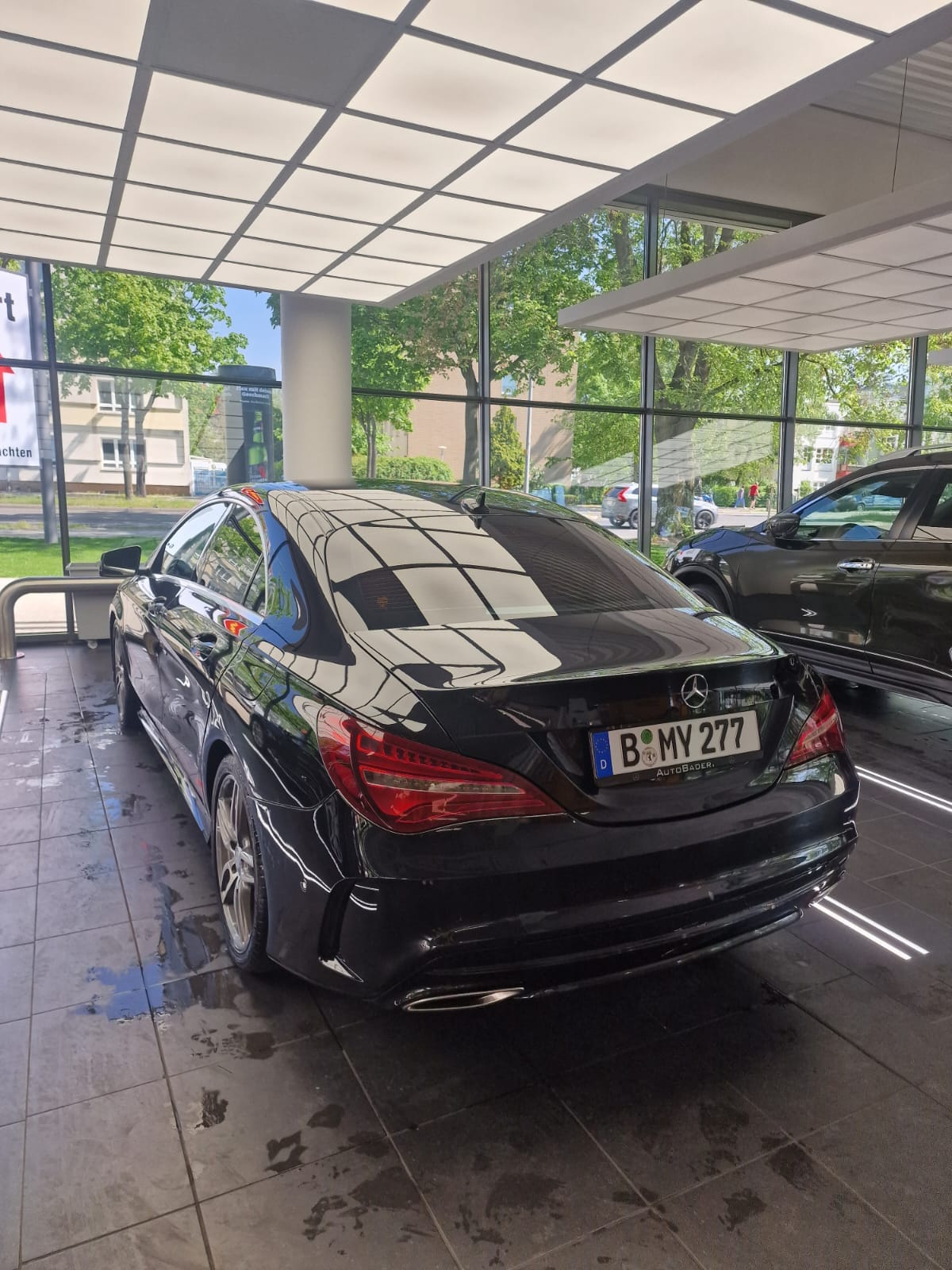 Mercedes-Benz CLA-Klasse mit Navigationsgerät