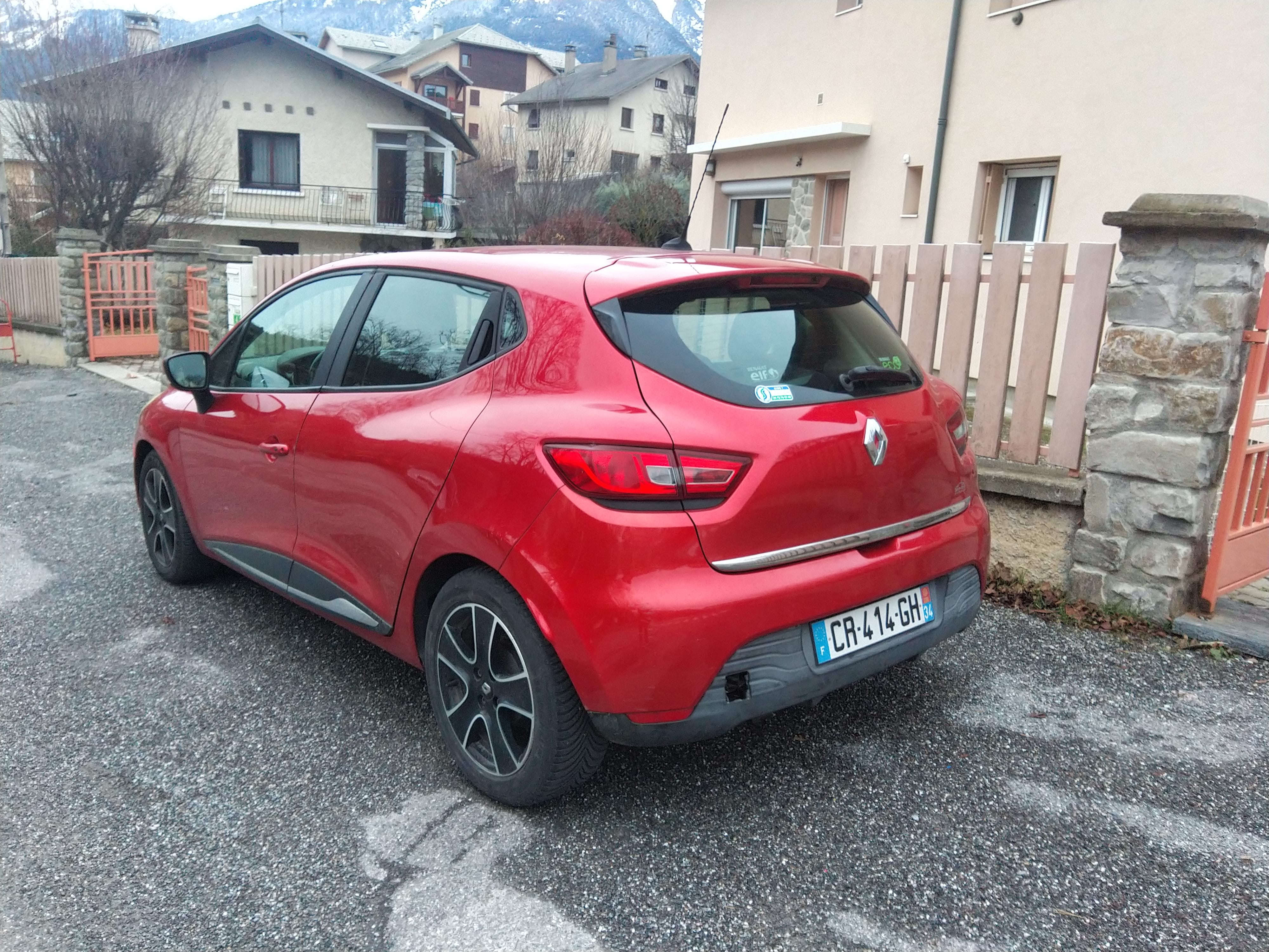 Renault Clio avec Pneus neige