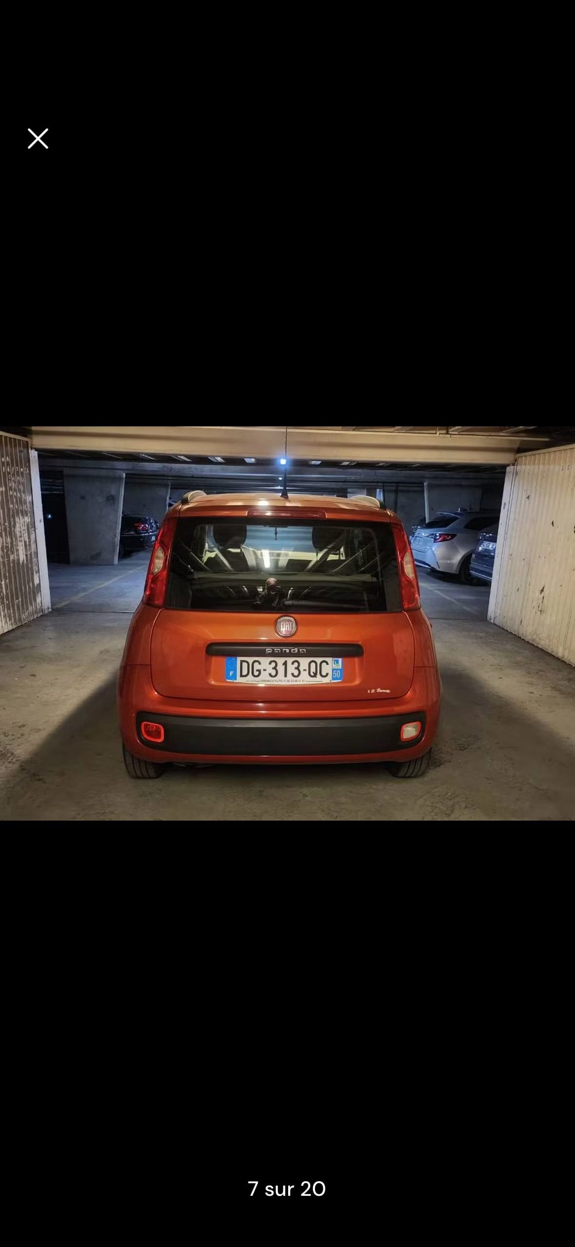 Fiat Panda avec Siège bébé