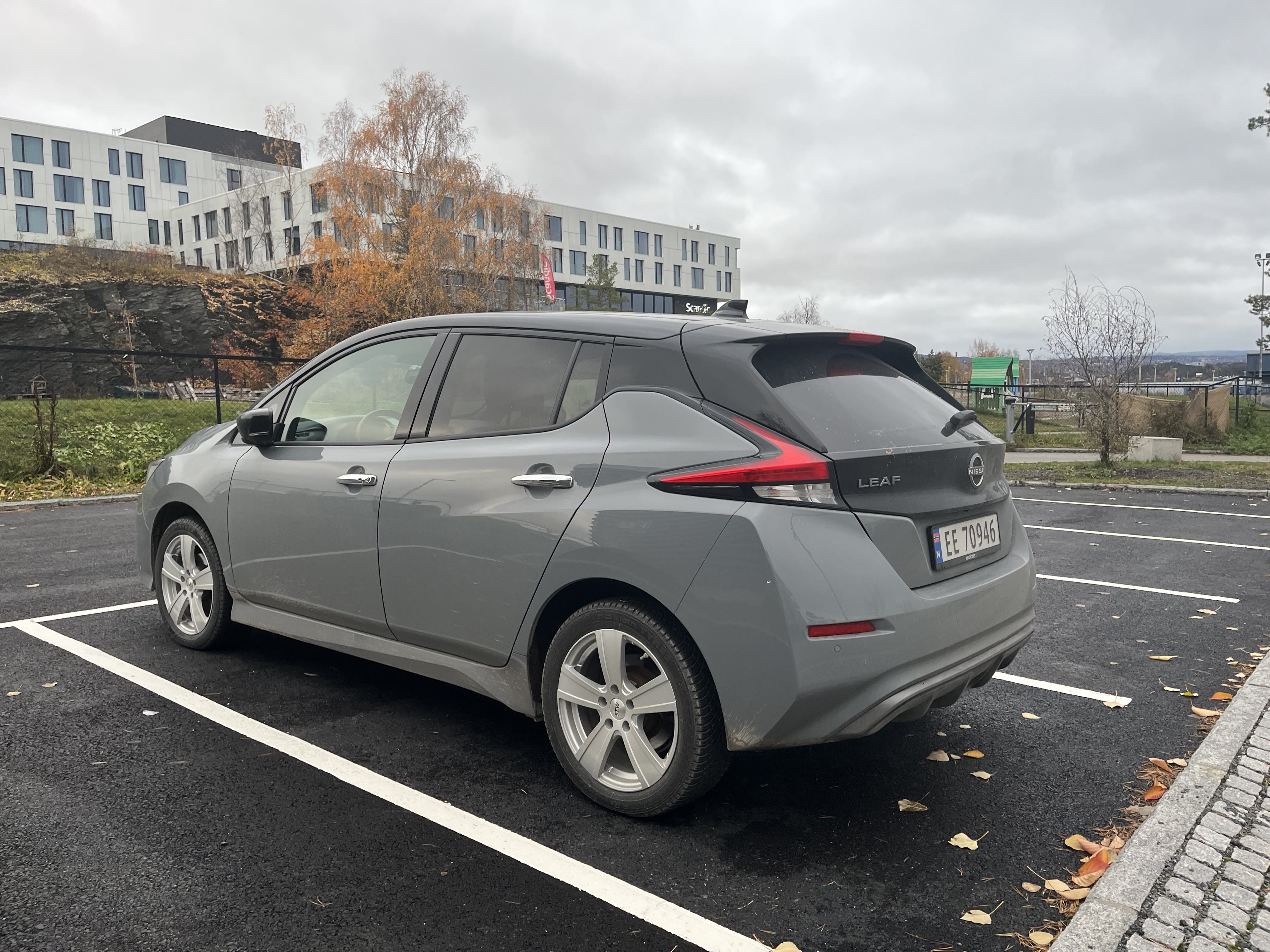 Nissan Leaf med GPS