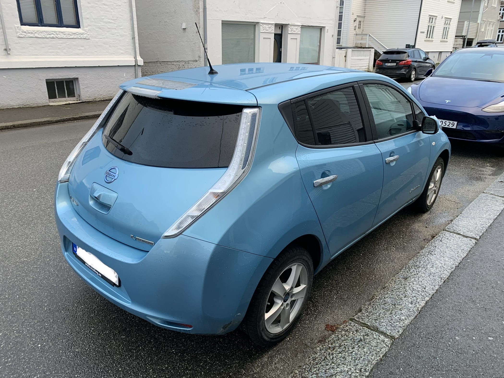 Nissan Leaf med GPS