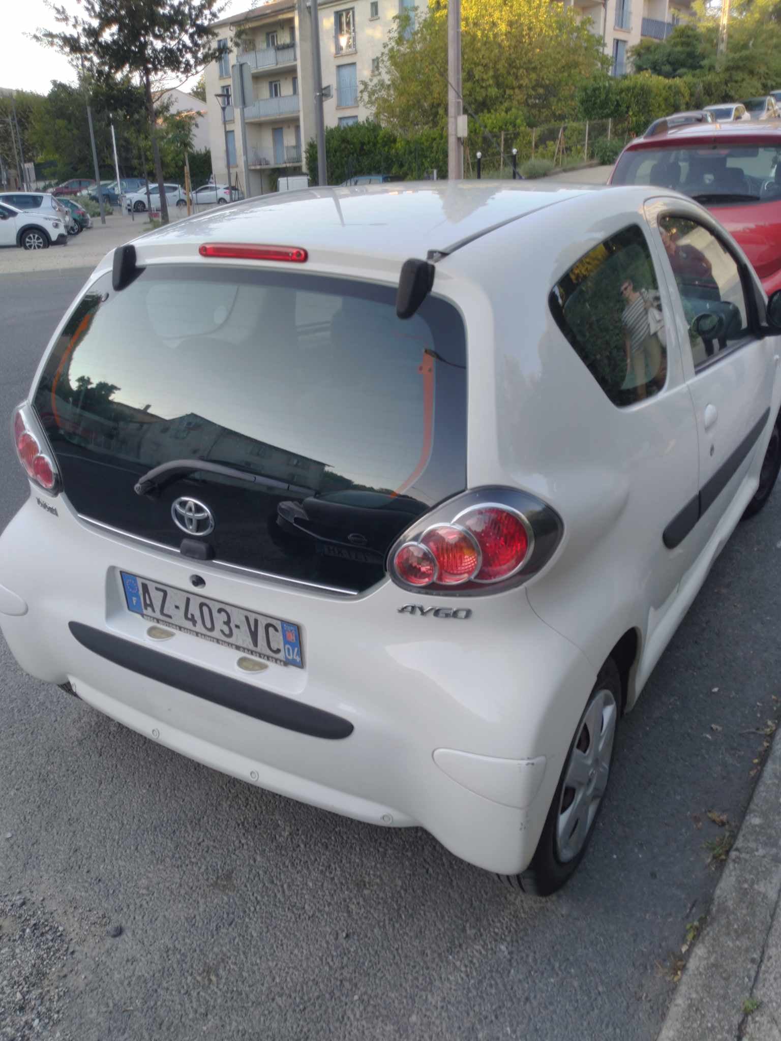 Toyota Aygo avec Chaines