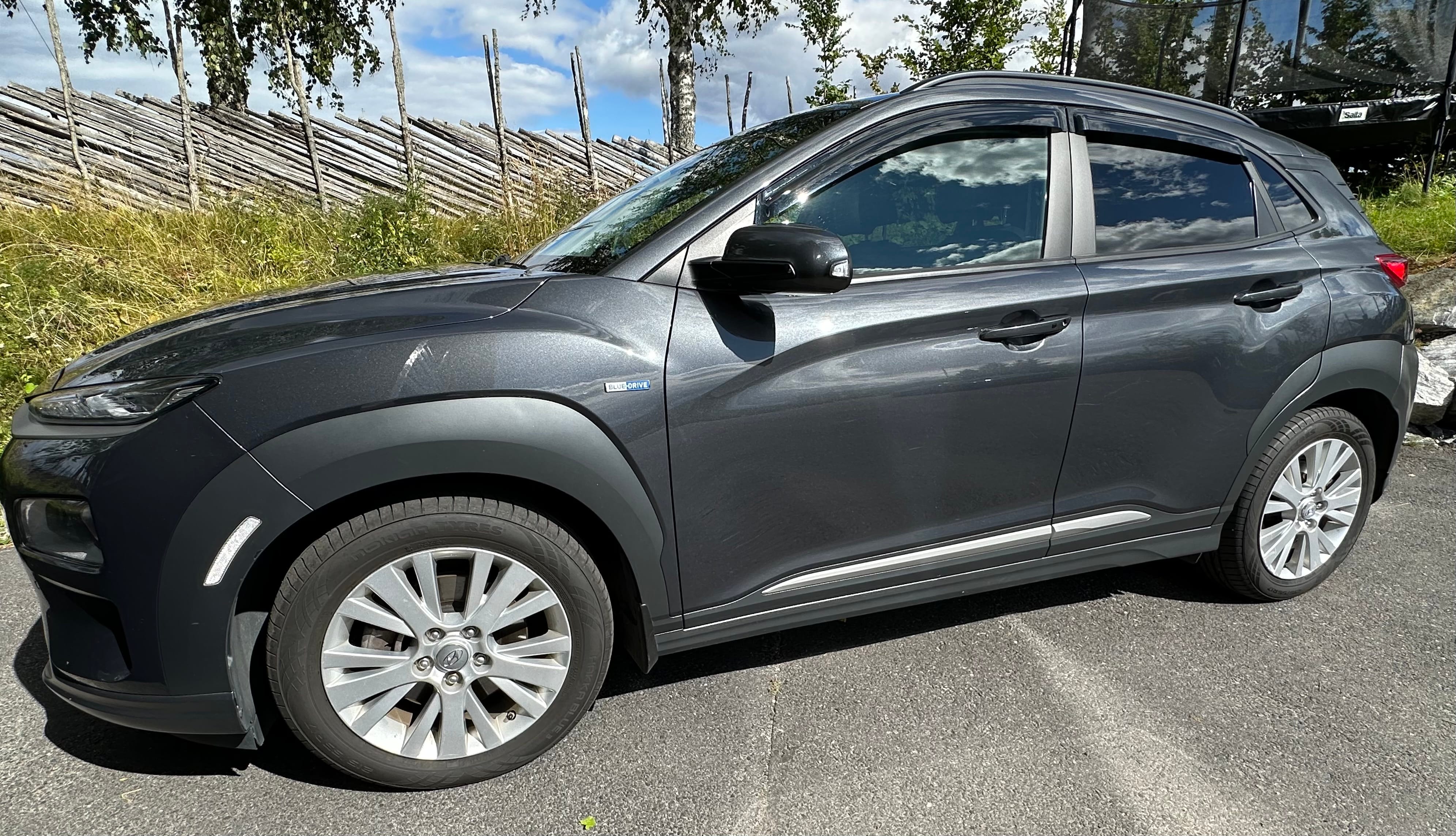 Hyundai Kona Electric med Vinterdekk