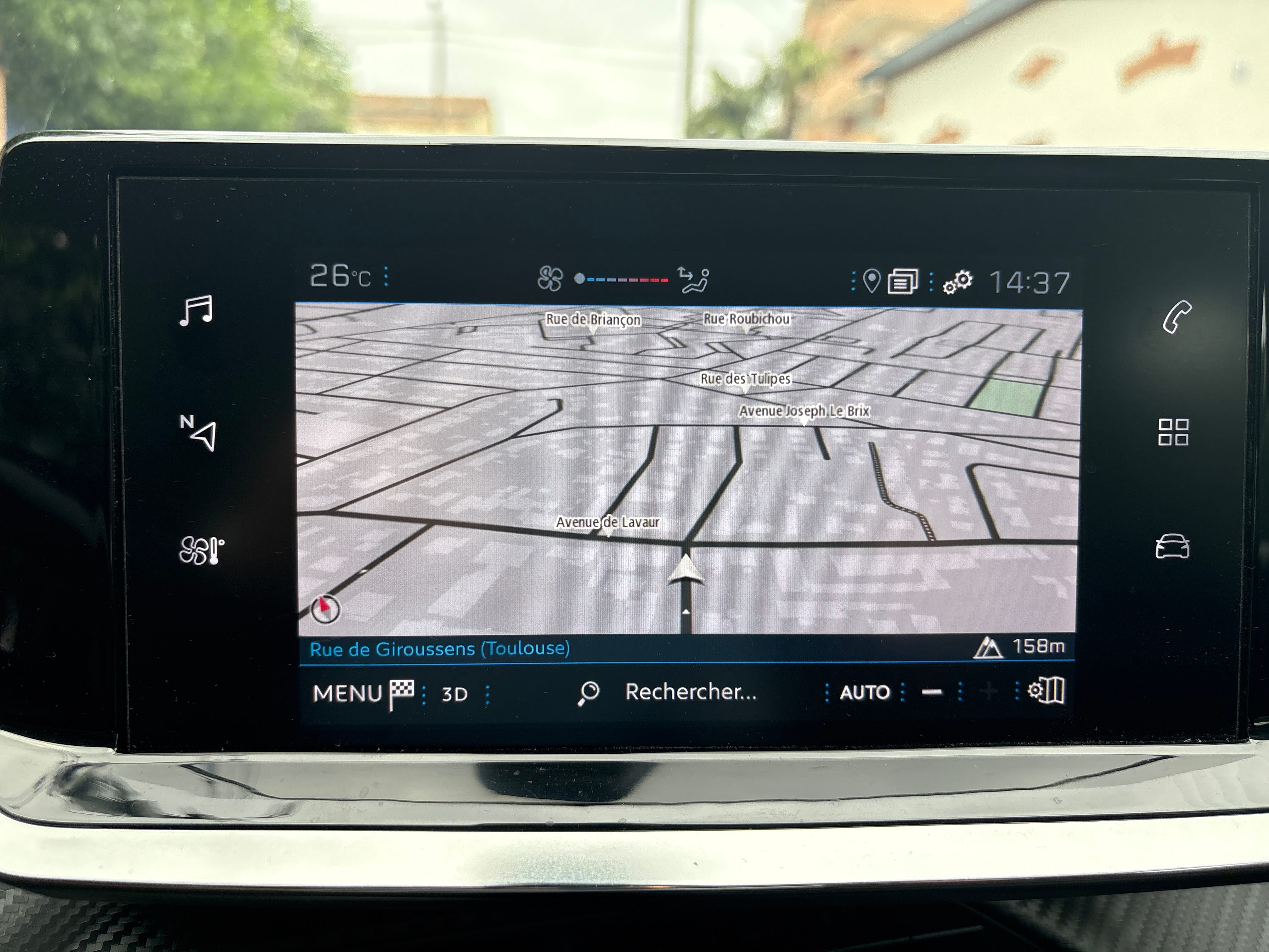 Peugeot 208 met Android Auto