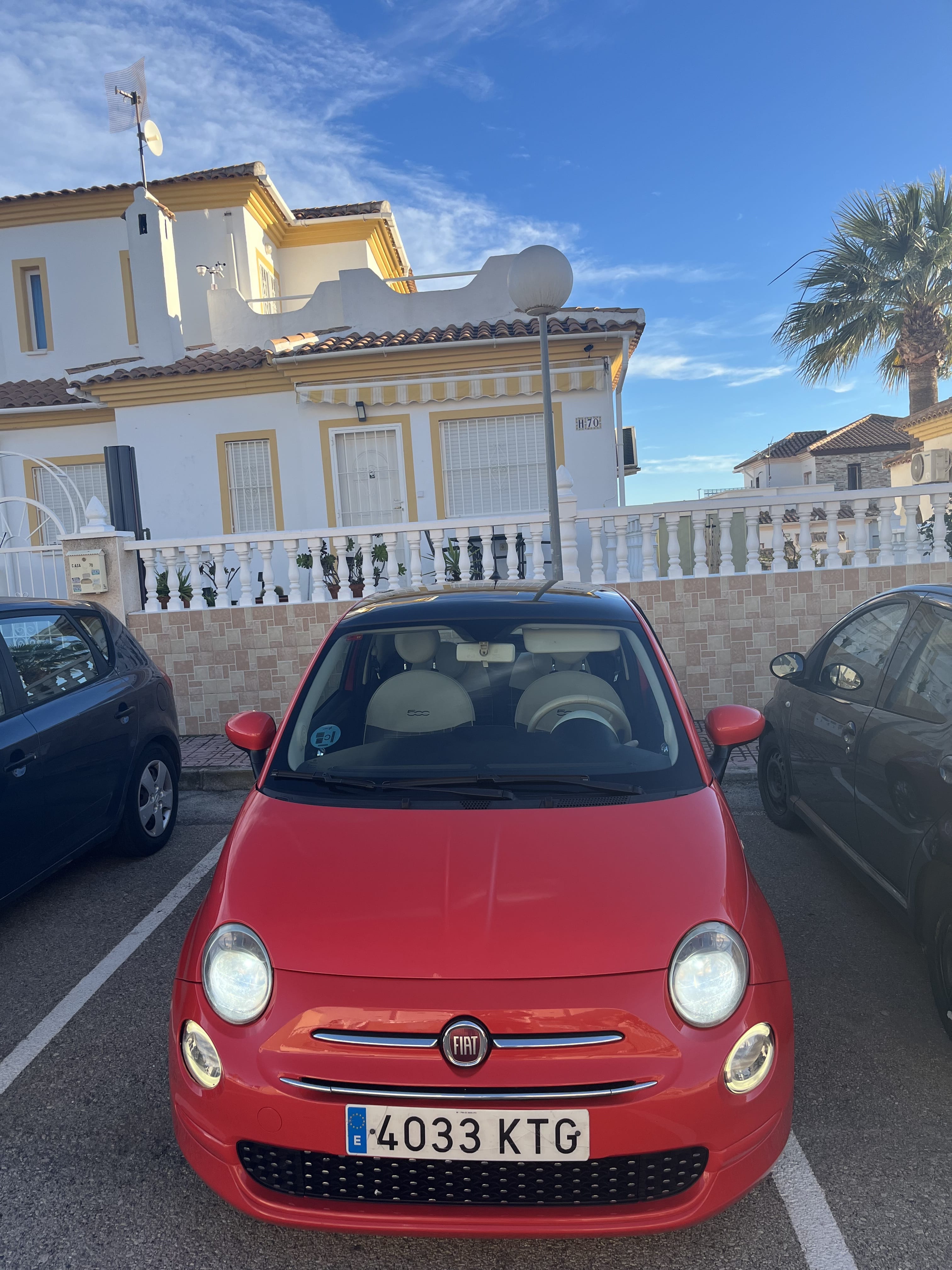 Fiat 500 with Apple CarPlay