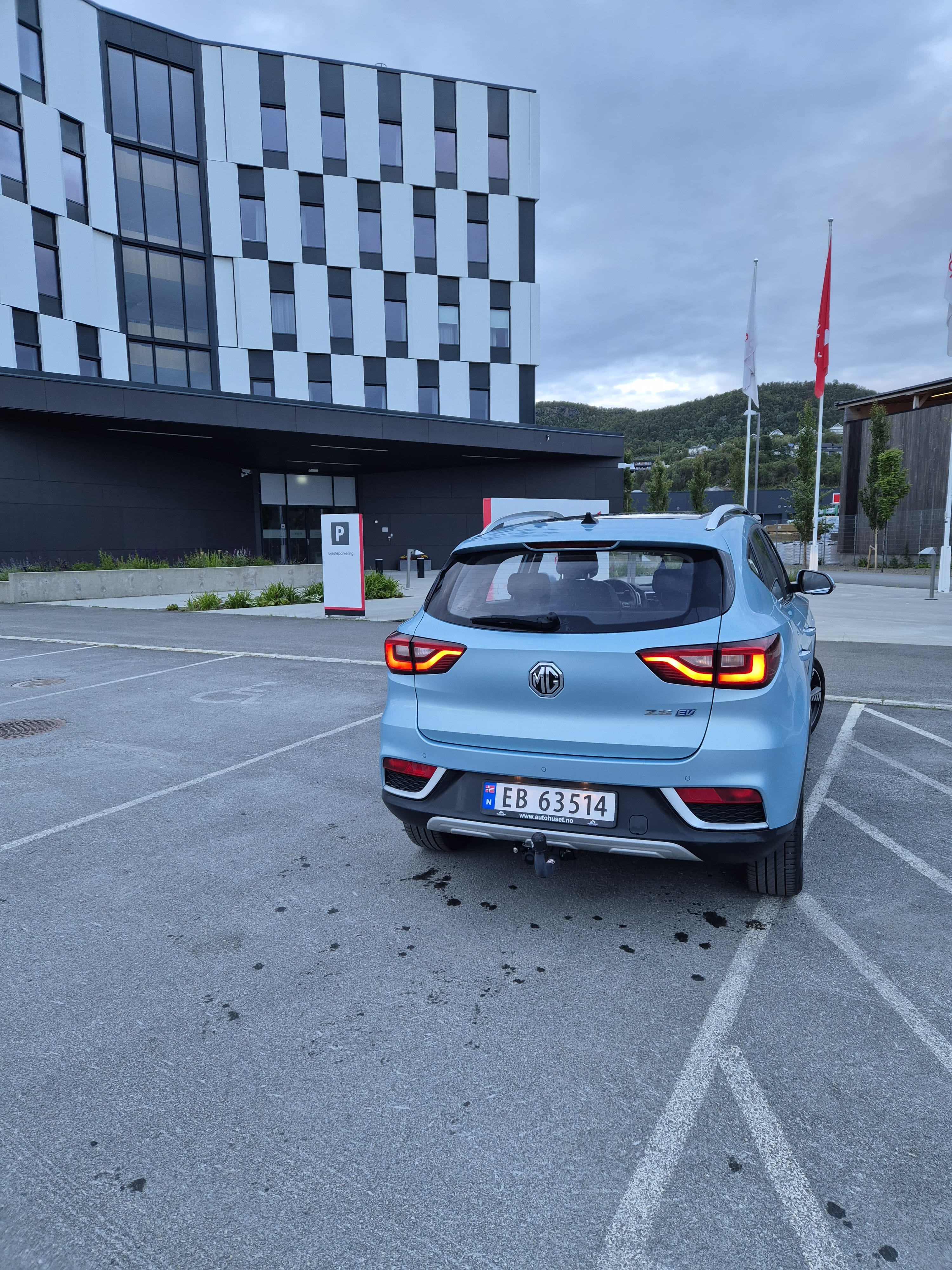 Mg ZS EV med Cruisekontroll