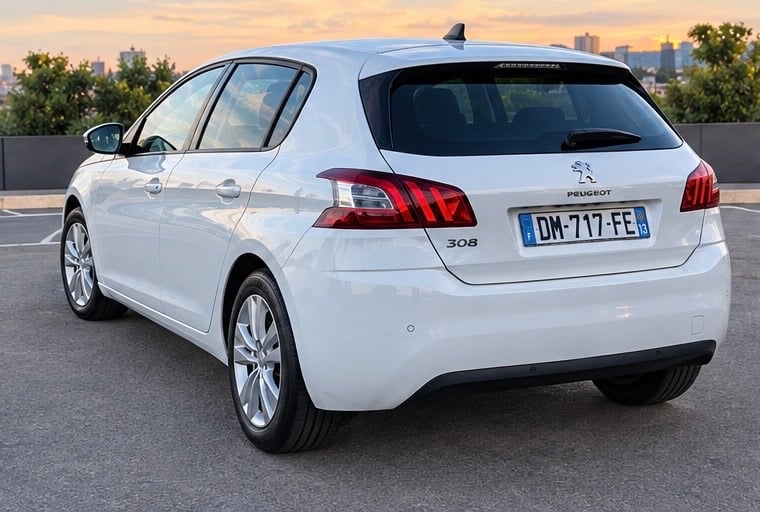 Peugeot 308 avec Régulateur de vitesse
