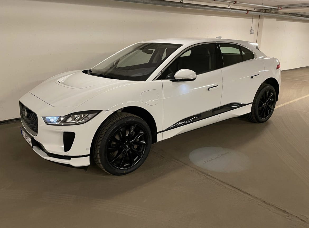 Jaguar I-pace med Babysete