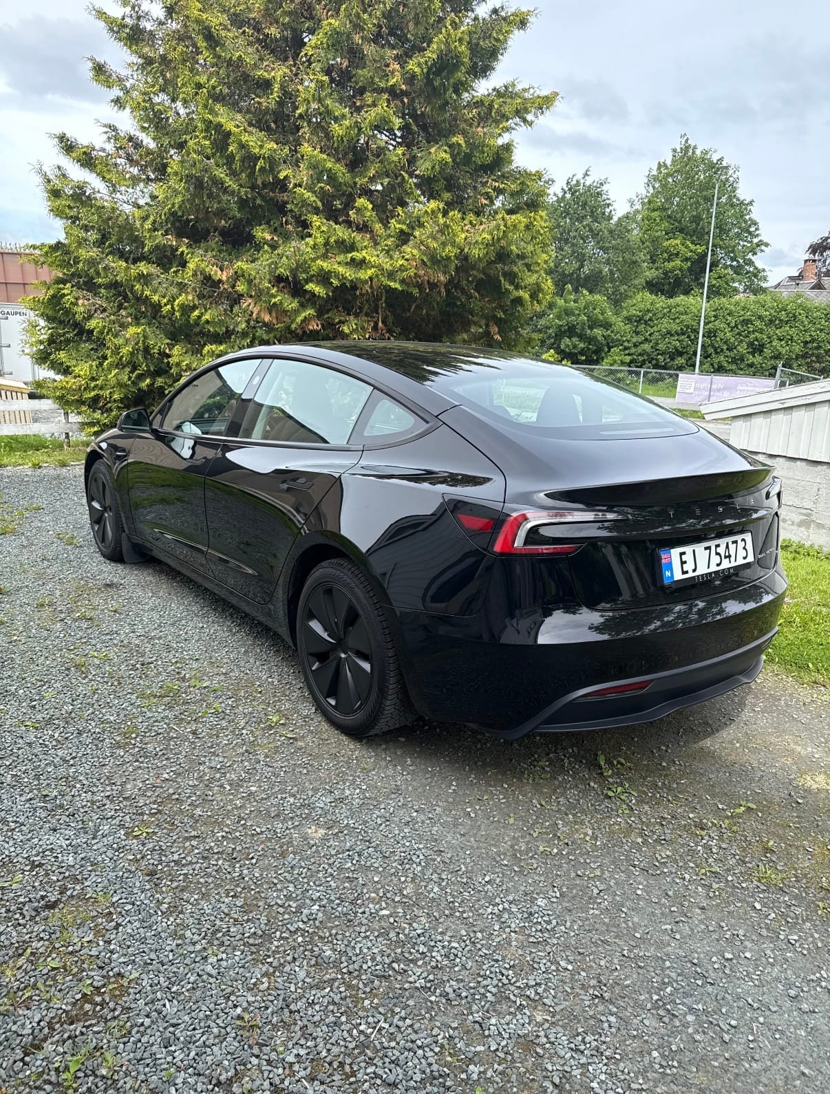 Tesla Model 3 Long Range med Ryggekamera