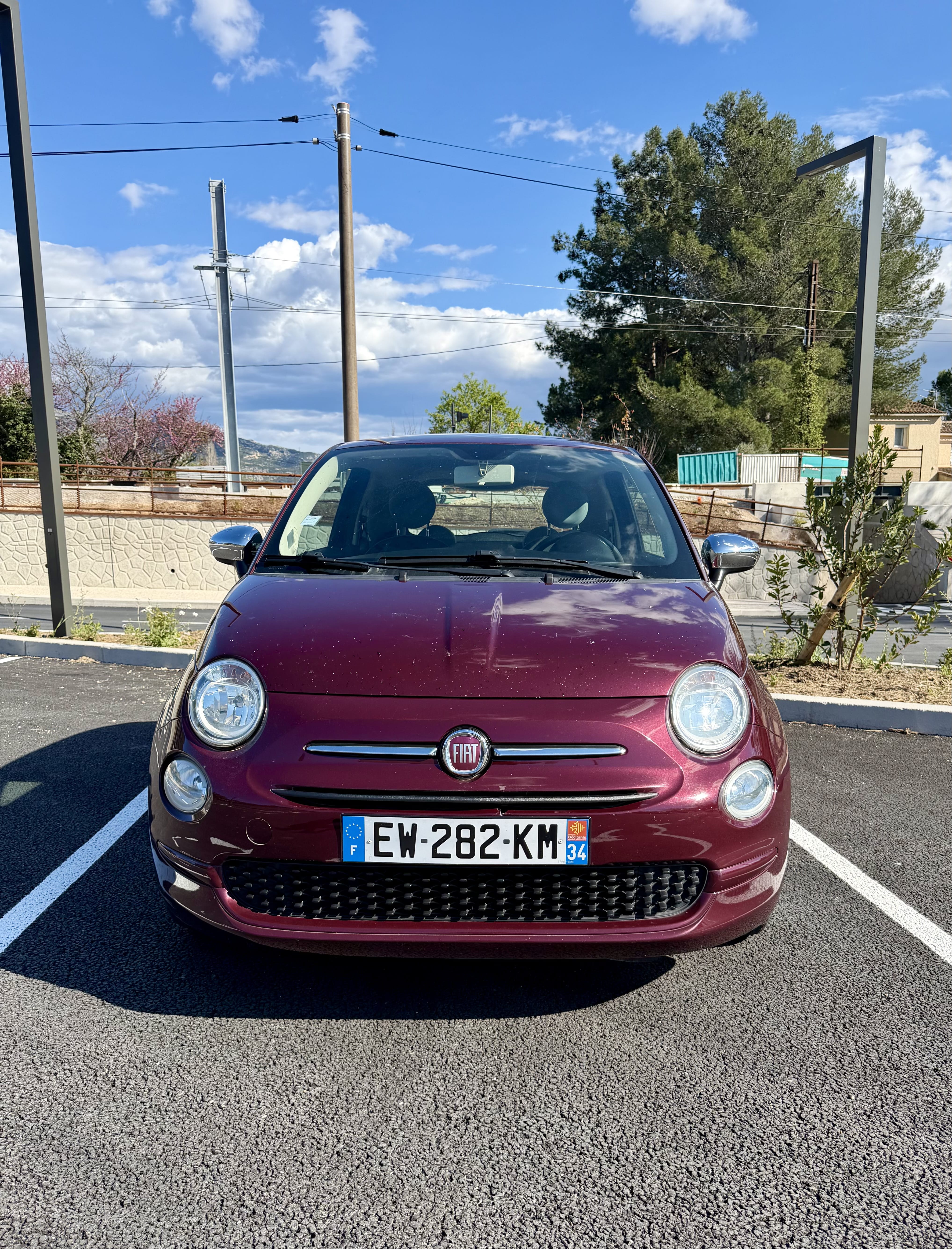 Fiat 500 avec Autoradio