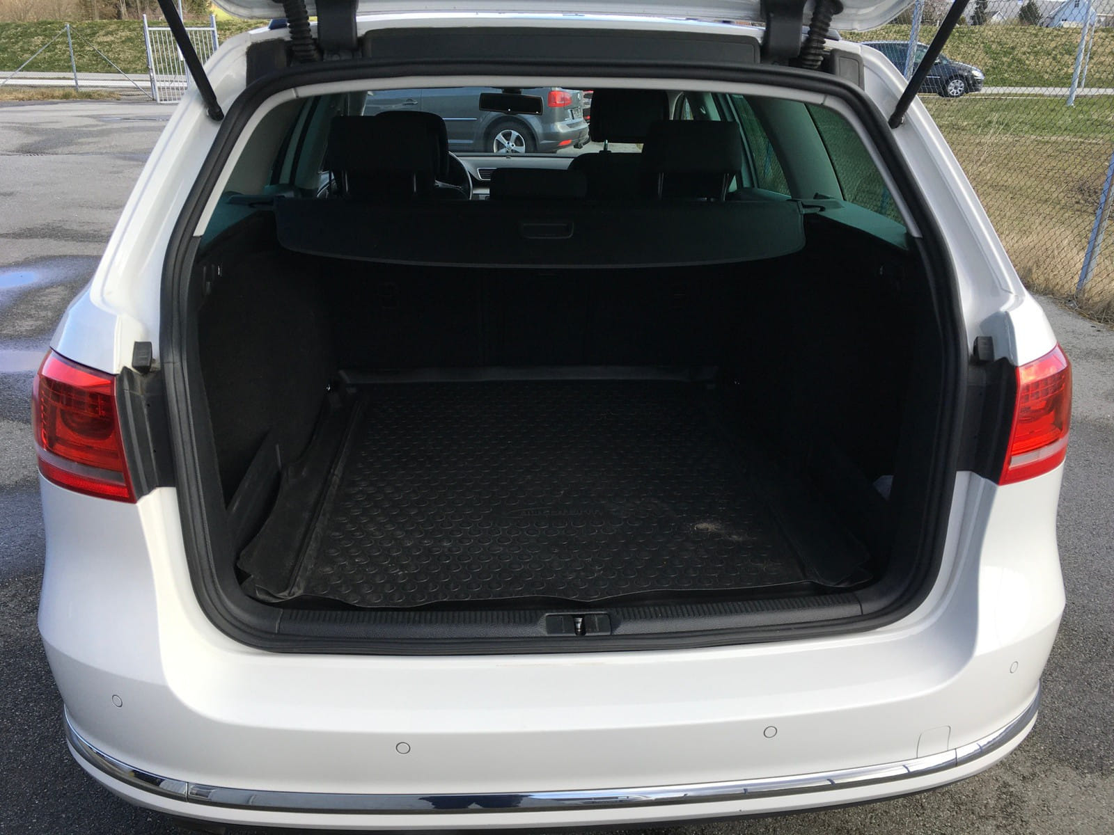 Volkswagen Passat with Roof box