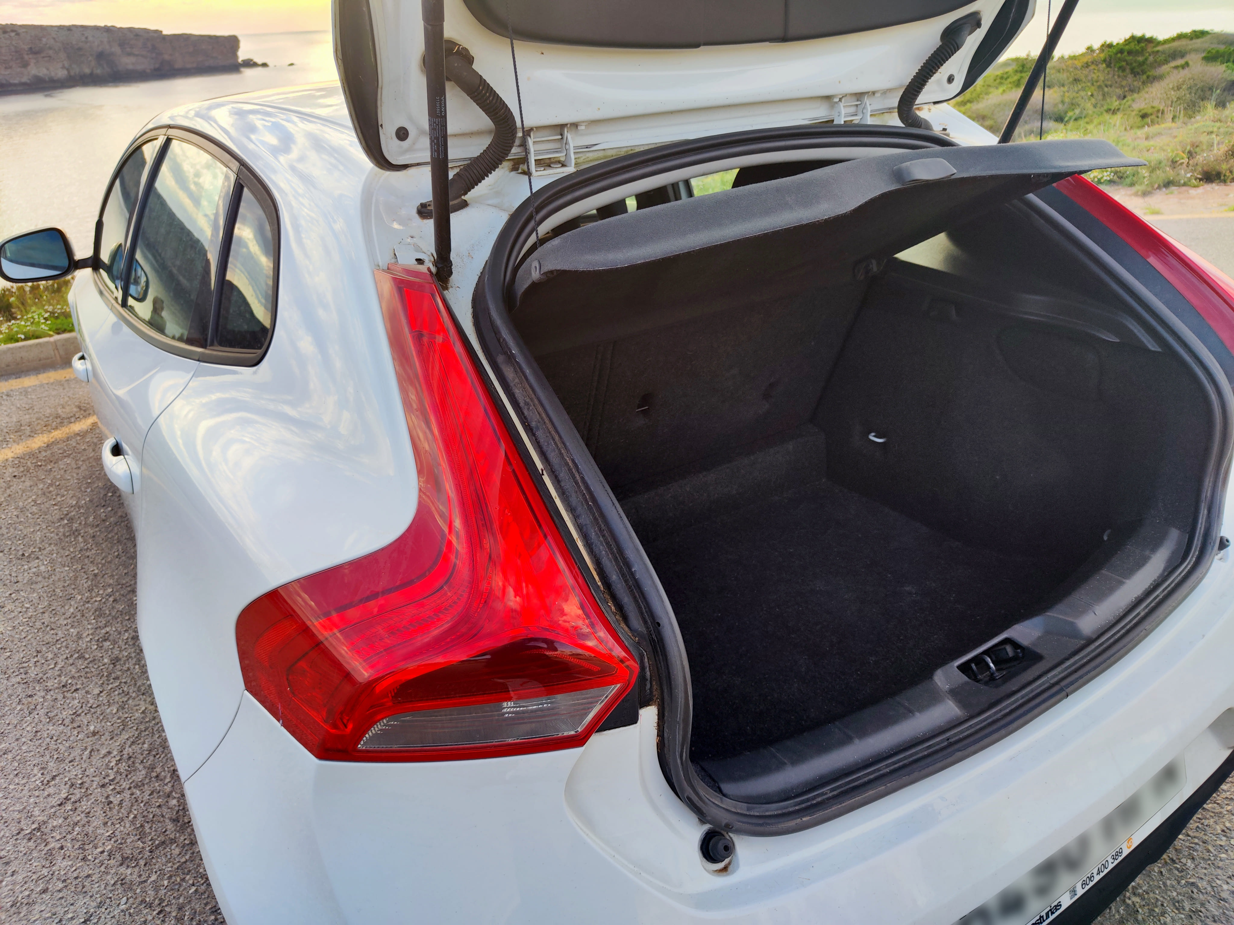 Volvo V40 con Silla infantil