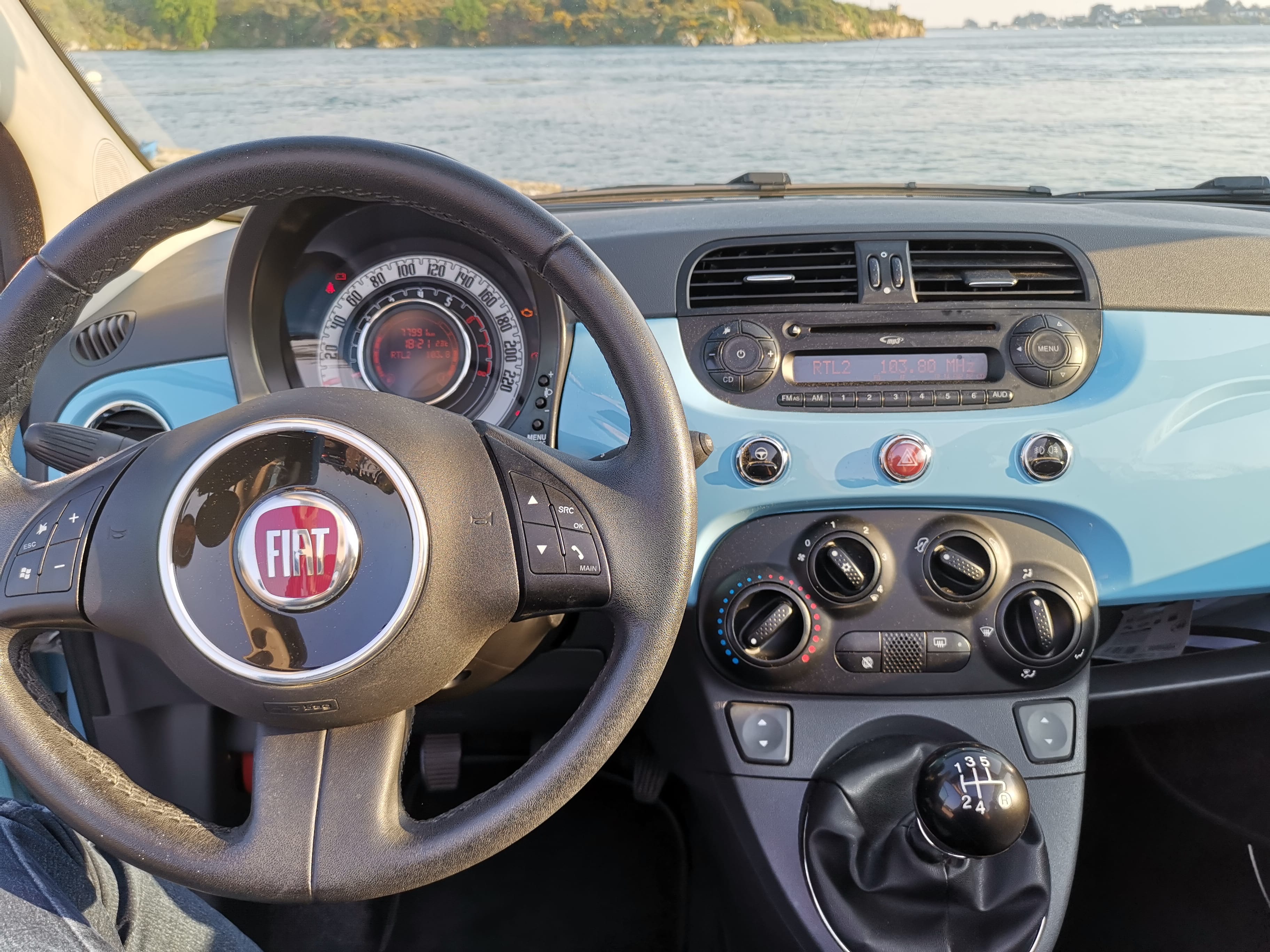 Fiat 500 C Cabriolet Version Grand Bleu