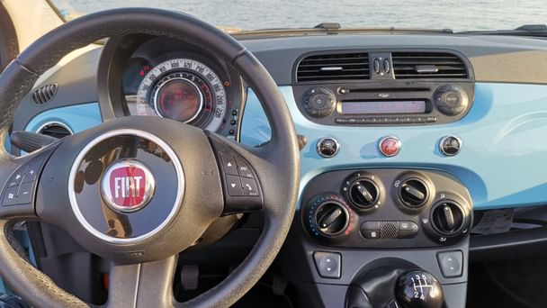 Fiat 500 C Cabriolet Version Grand Bleu
