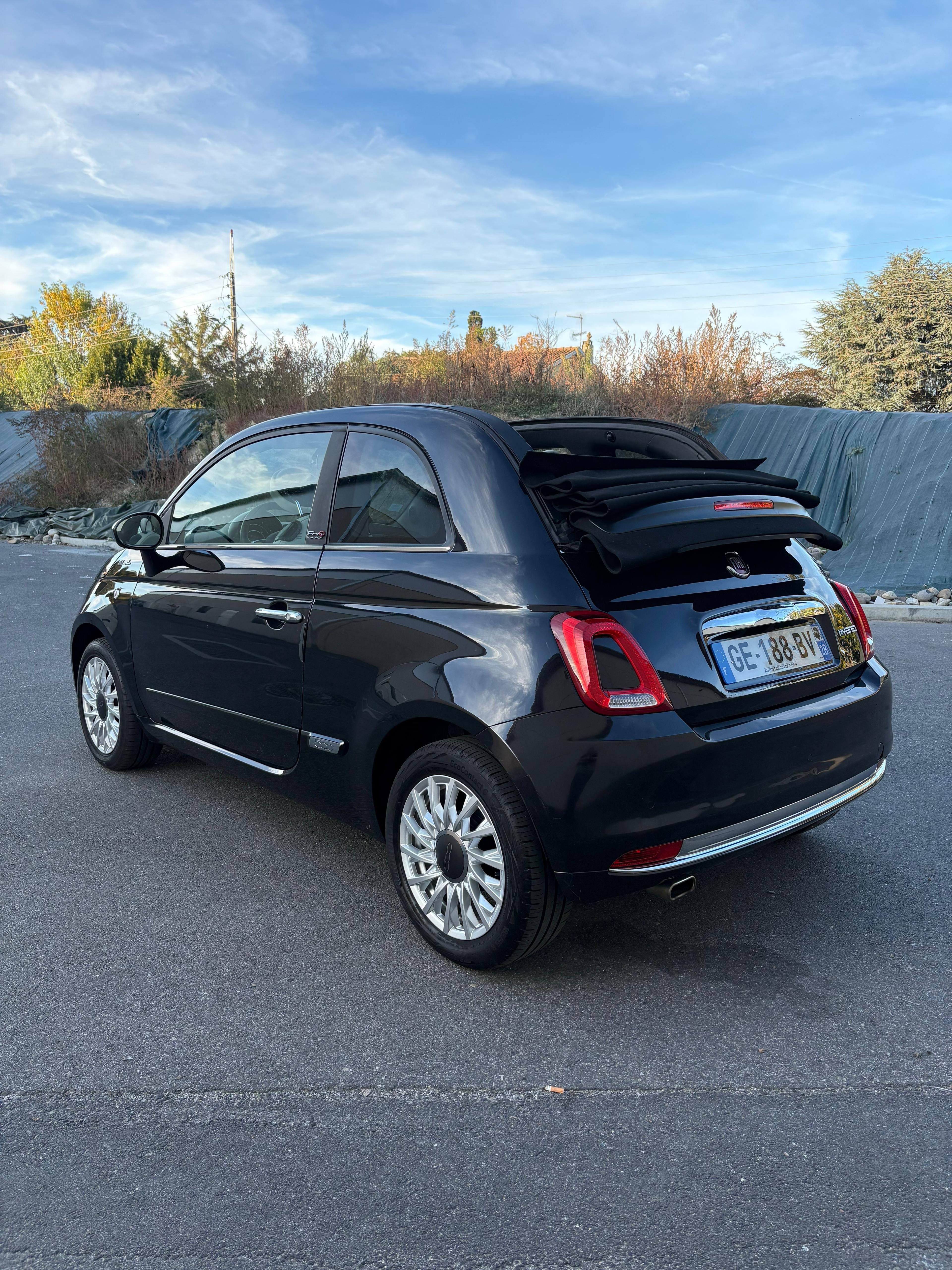 Fiat 500 C Hybride avec Régulateur de vitesse