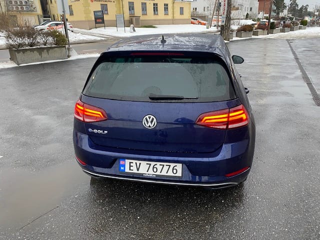 Volkswagen e-Golf med GPS