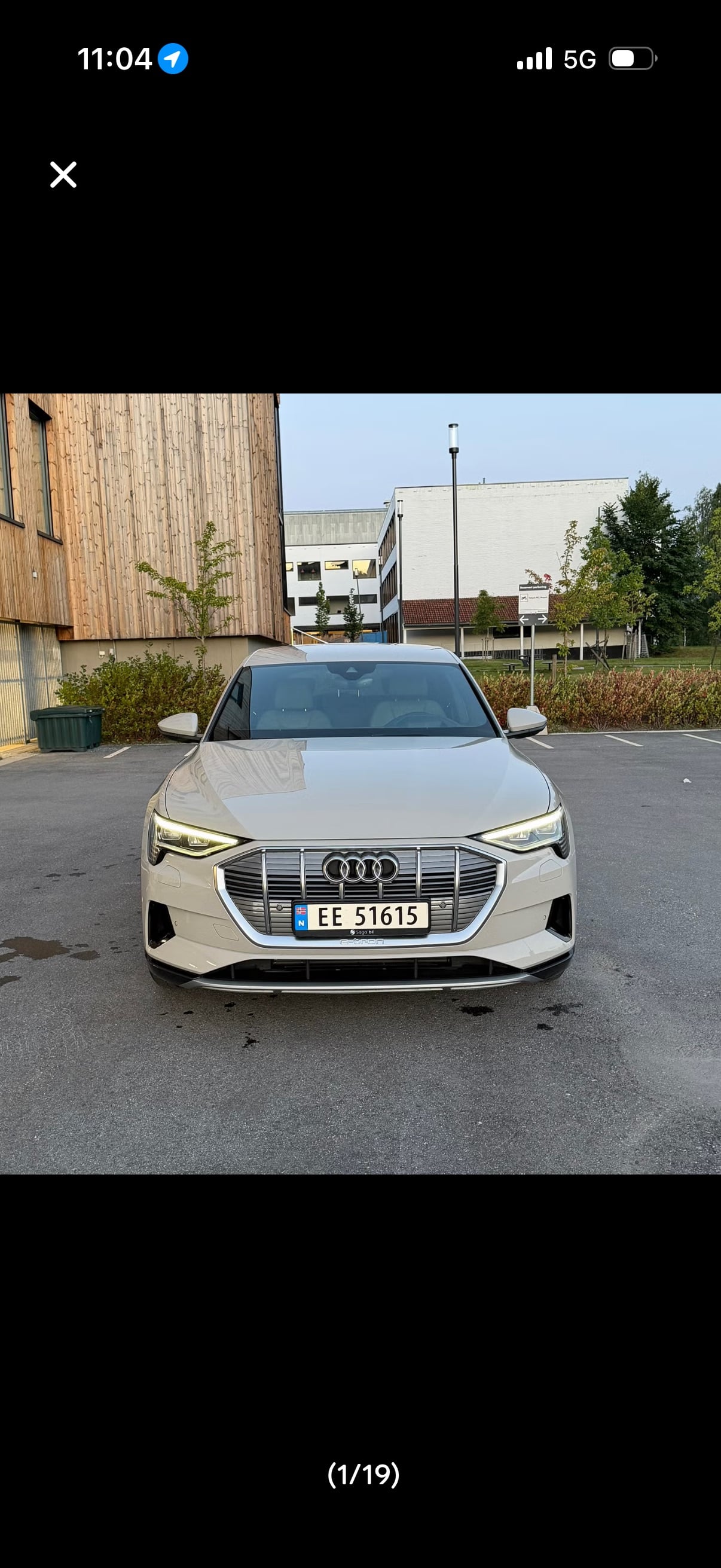 Audi e-tron 55 med Cruisekontroll