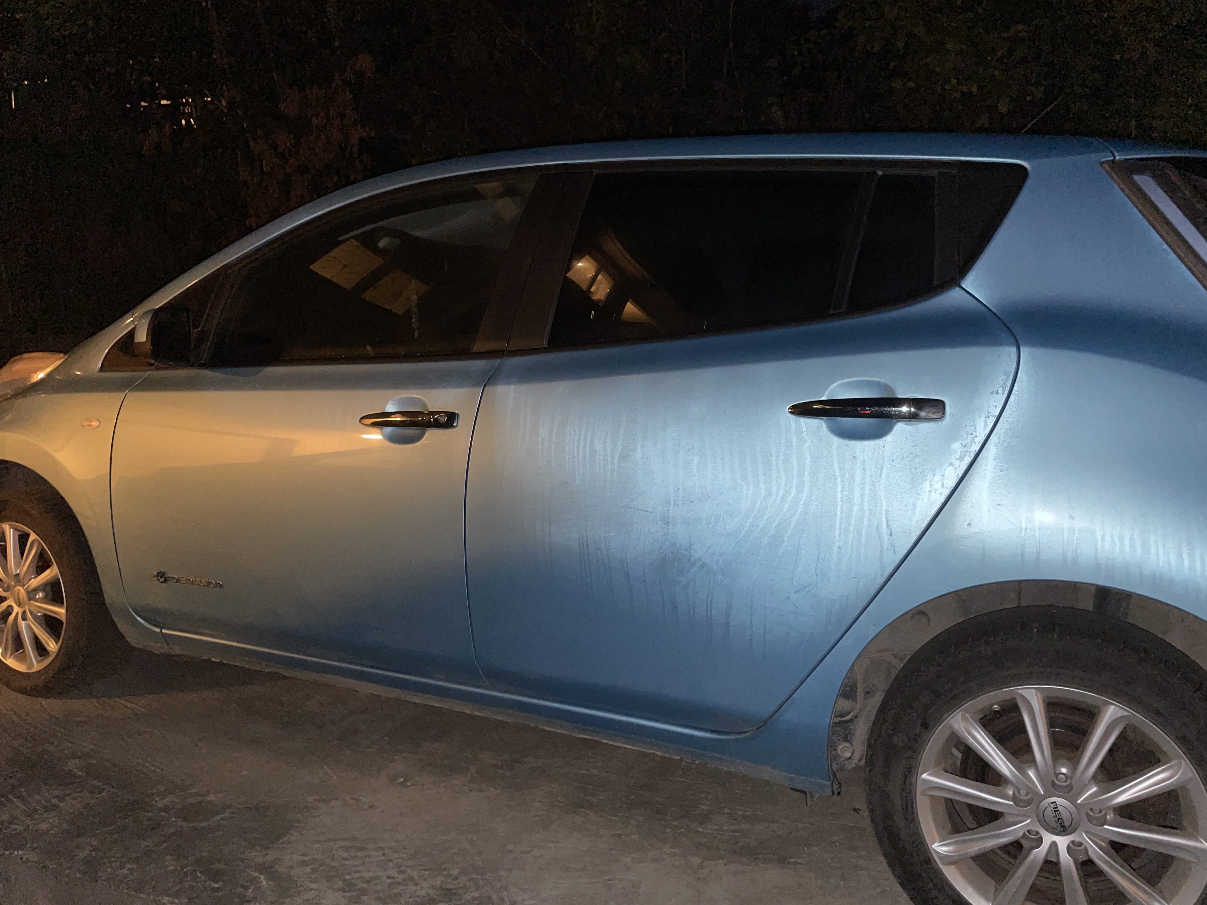 Nissan Leaf med Vinterdekk