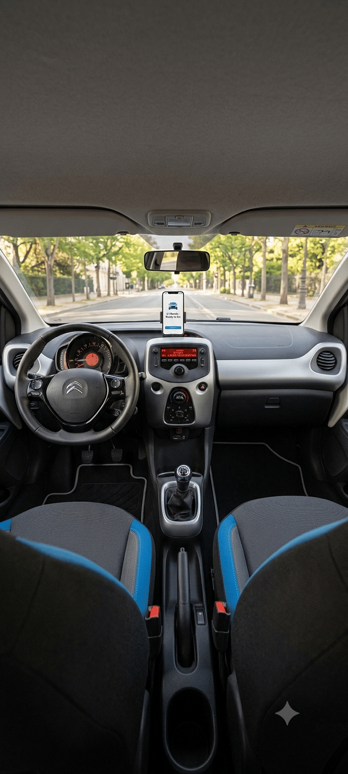 Citroen C1 avec Audio Bluetooth
