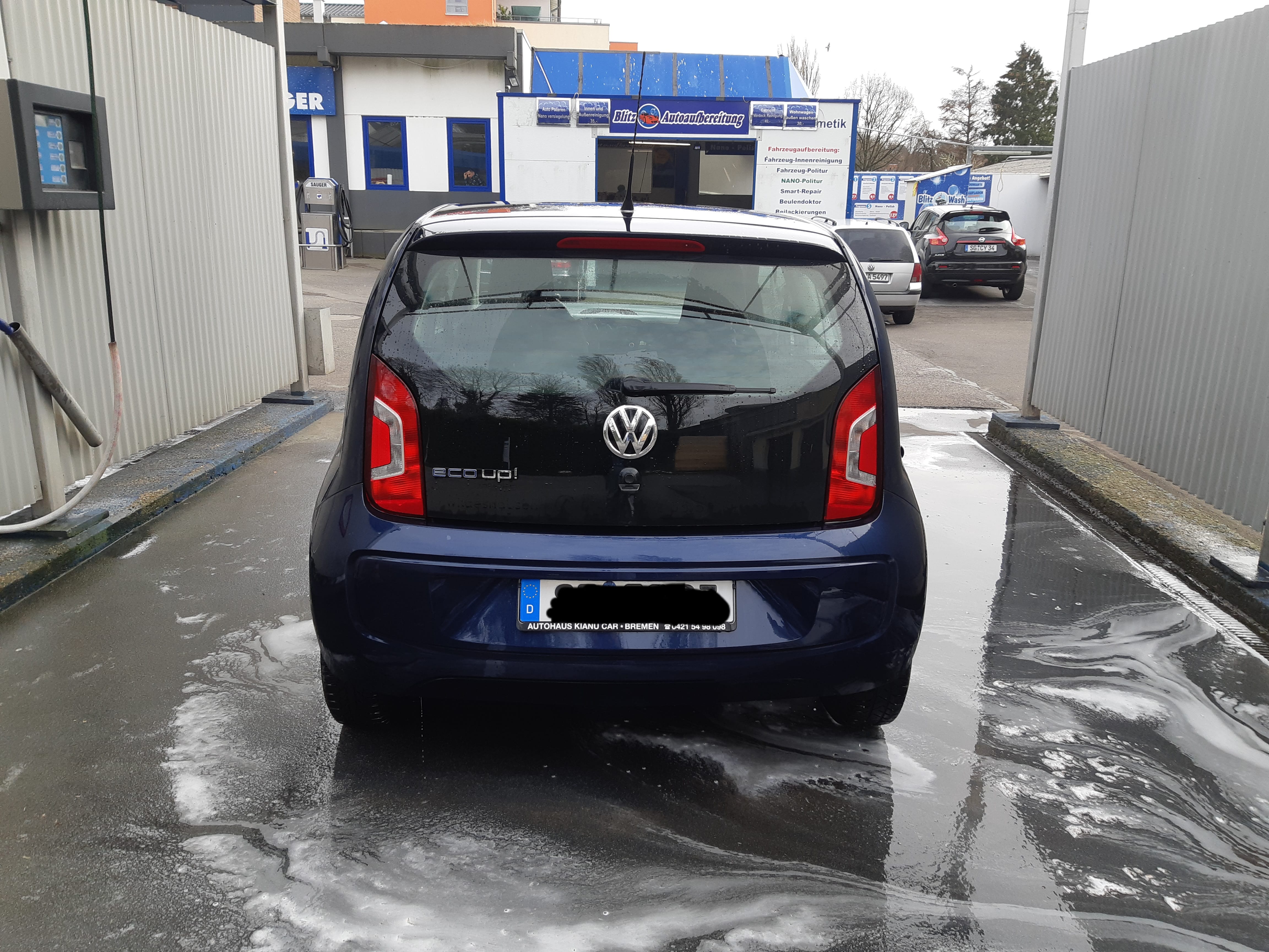 Volkswagen Up! 1,0 Erdgas mit Winterreifen
