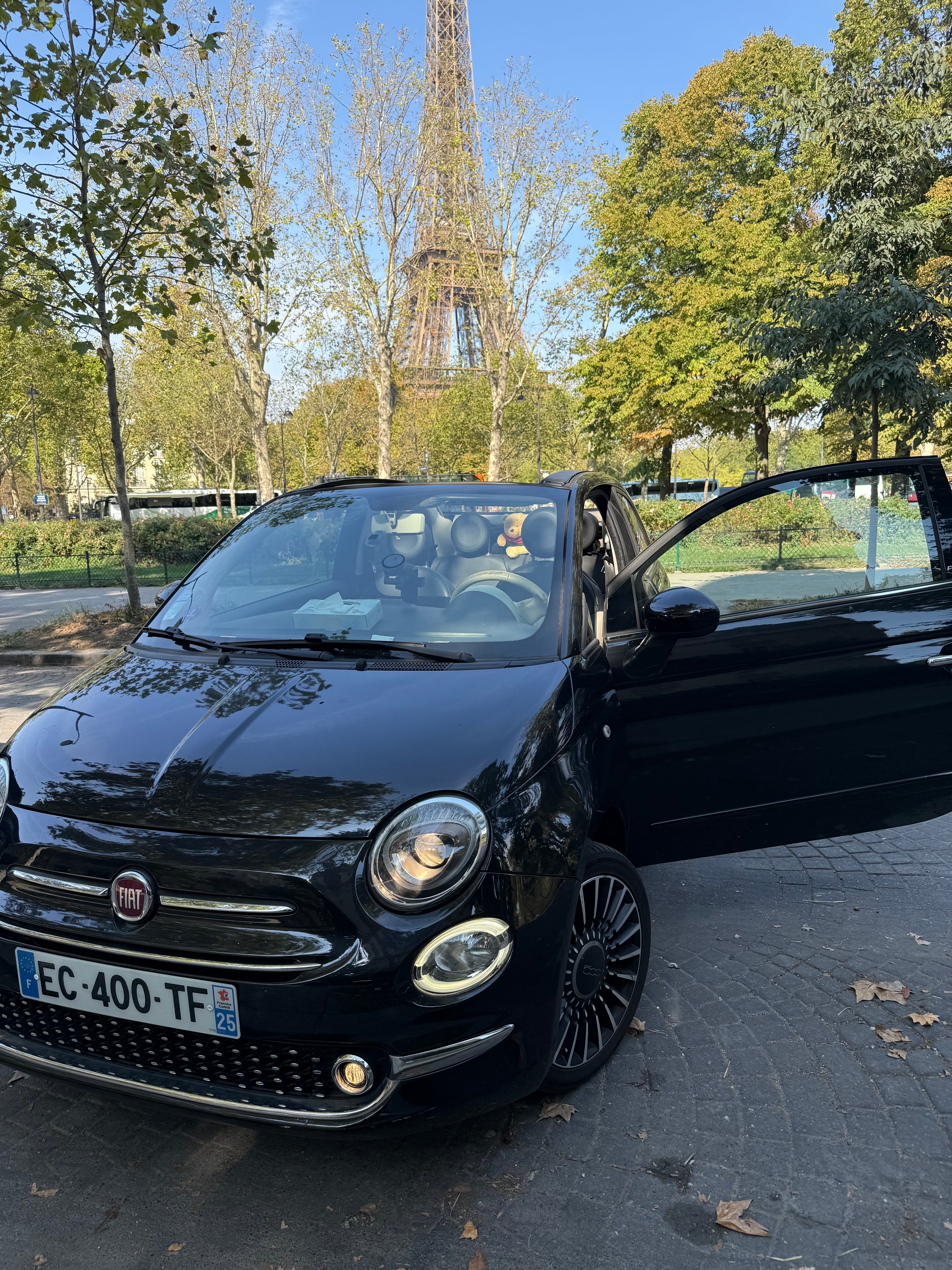 Fiat 500 C avec Climatisation