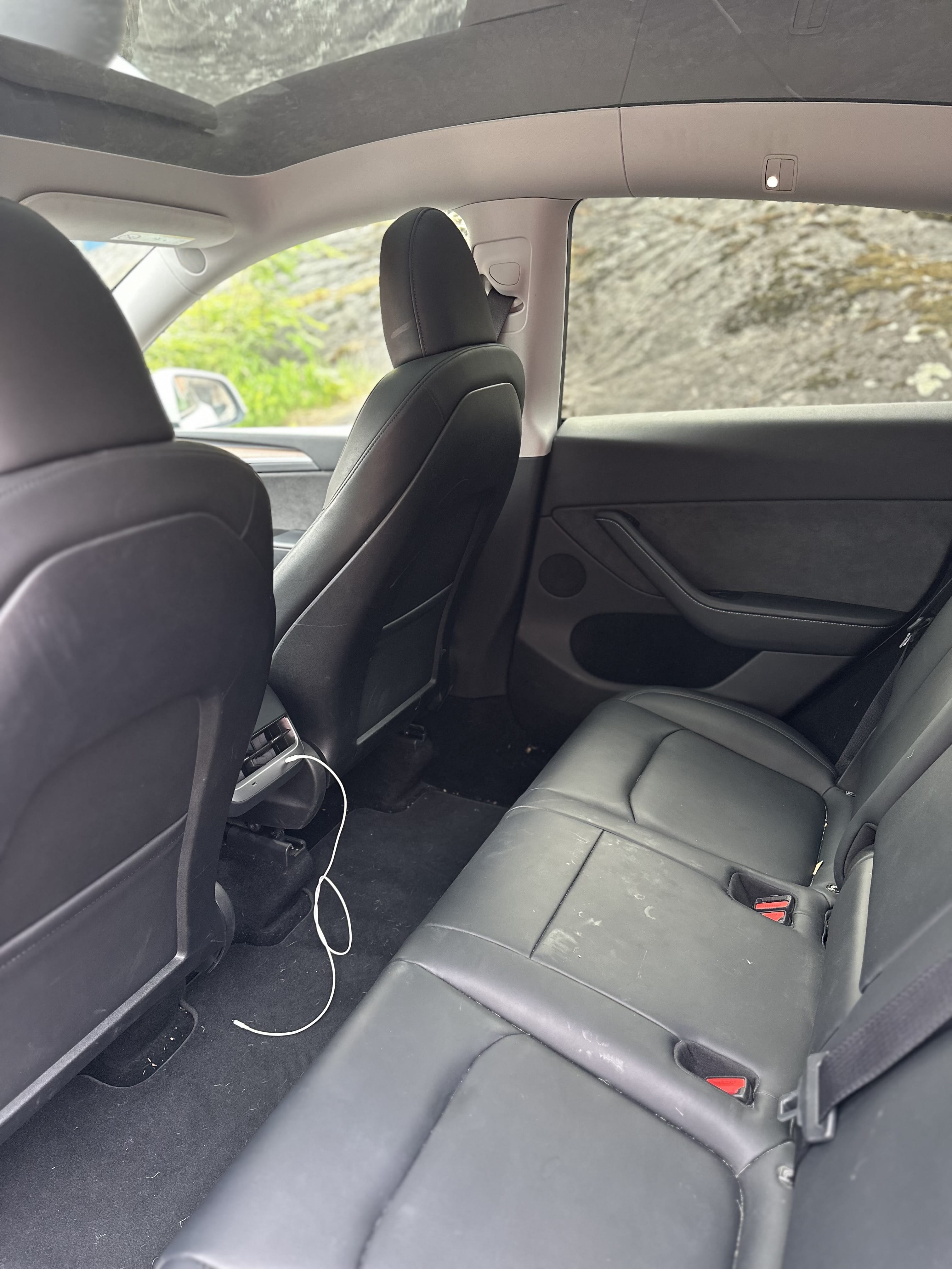 Tesla Model Y med Cruisekontroll