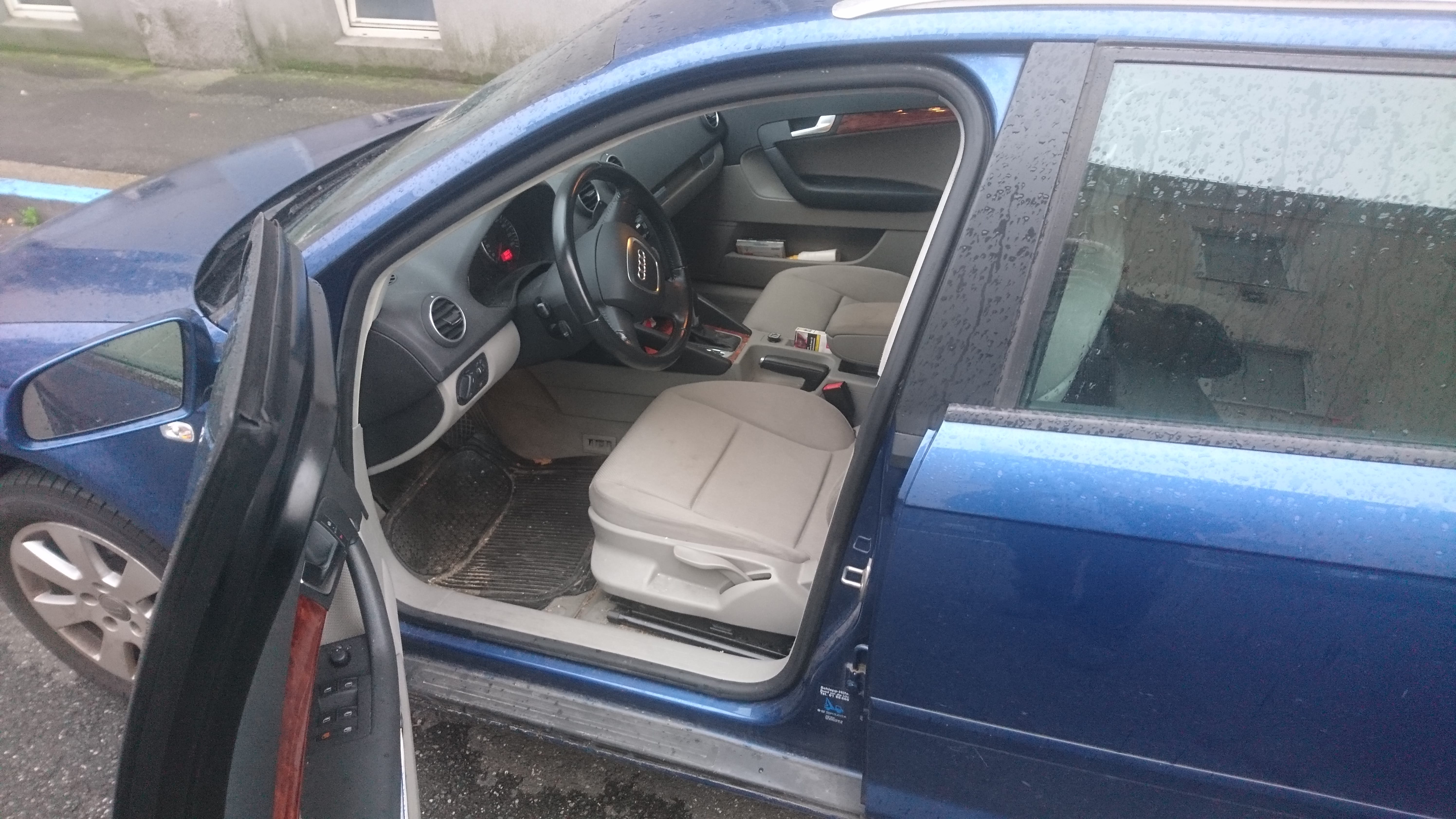 Audi A5 Sportback mit Kindersitz