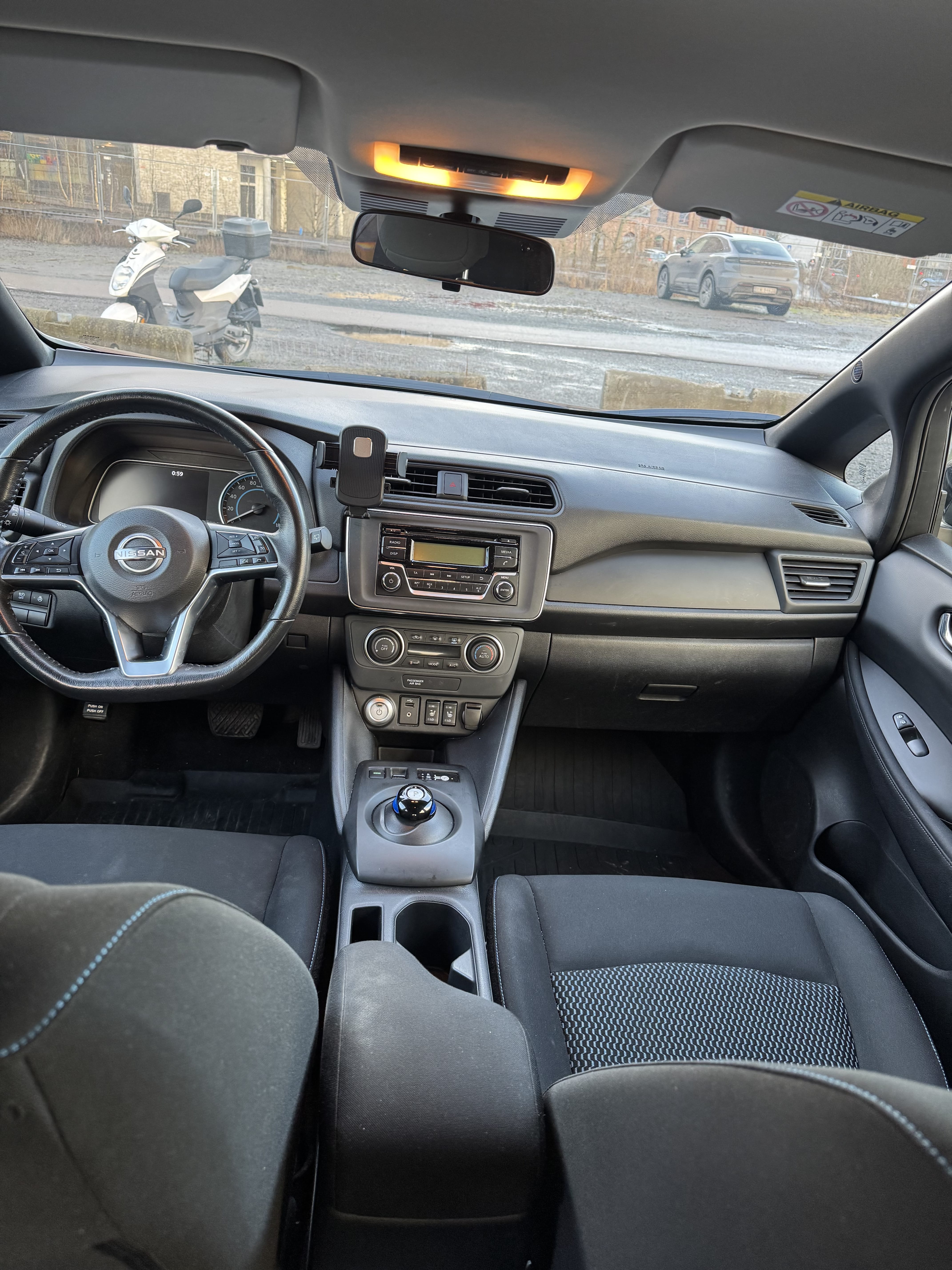 Nissan Leaf med Bluetooth audio
