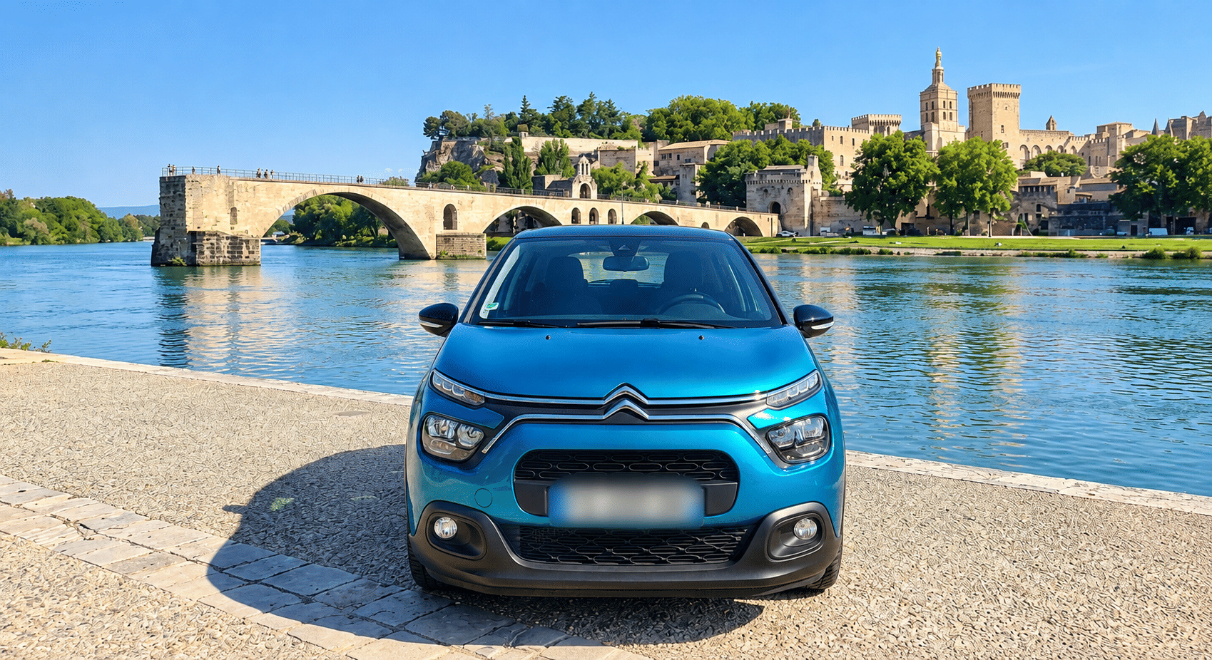 Citroen C3 Boîte Auto | Gare Avignon Centre/TGV met Apple CarPlay
