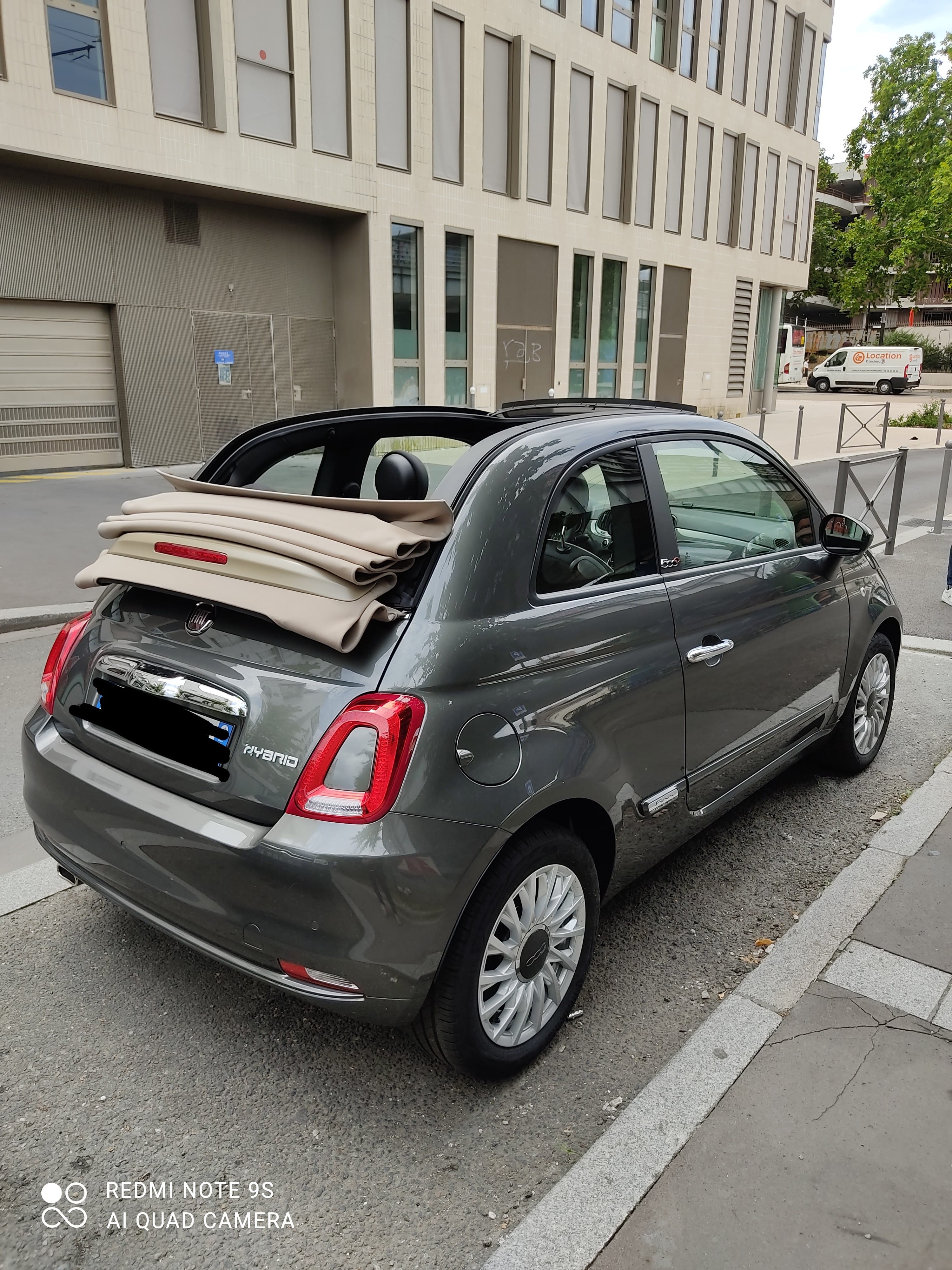 Fiat 500 C Hybride avec Climatisation