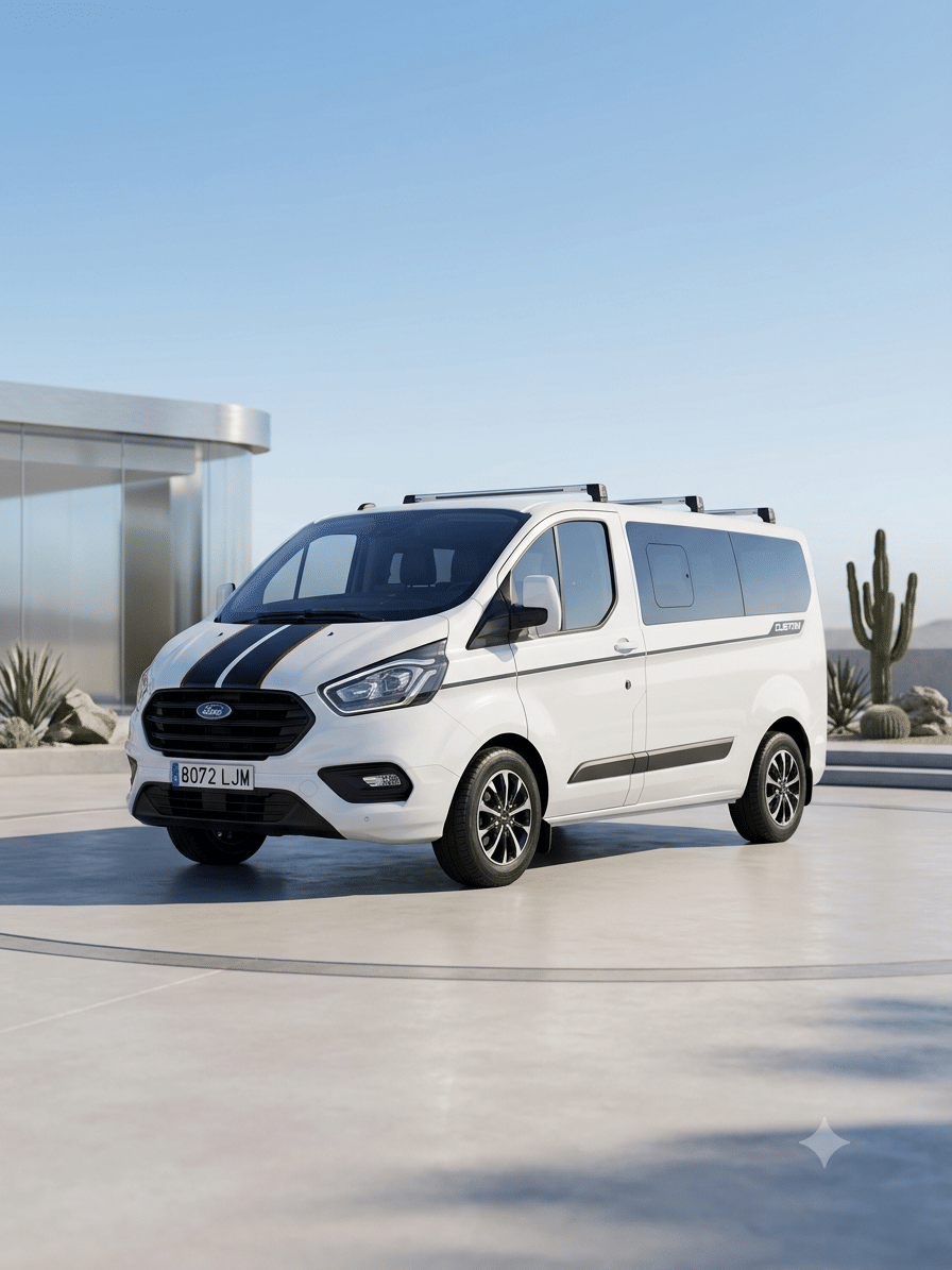 Ford Transit Custom Kombi, 2020, Diesel / Eléctrico (híbrido), 9 plazas y más