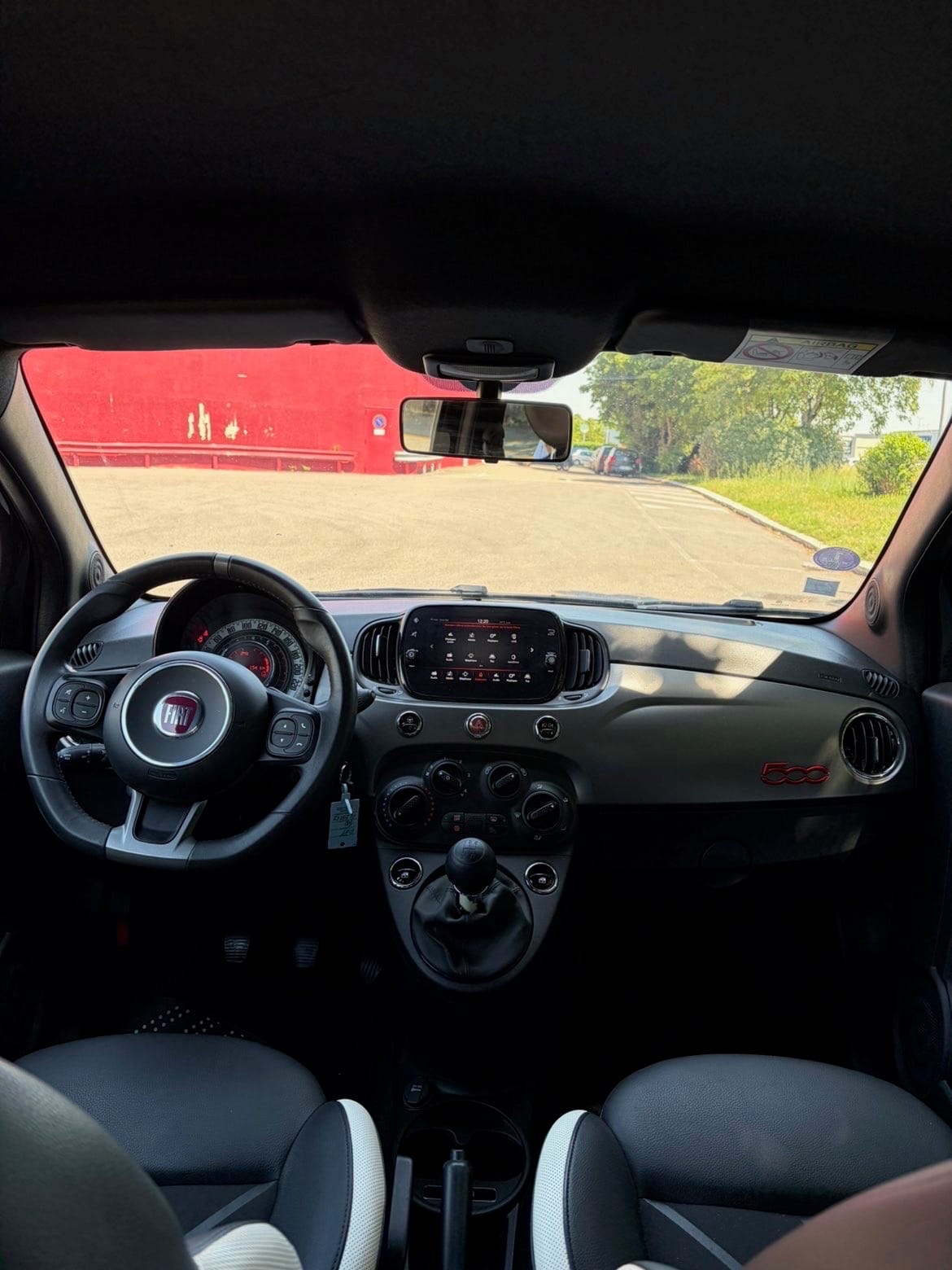 Fiat 500 avec GPS