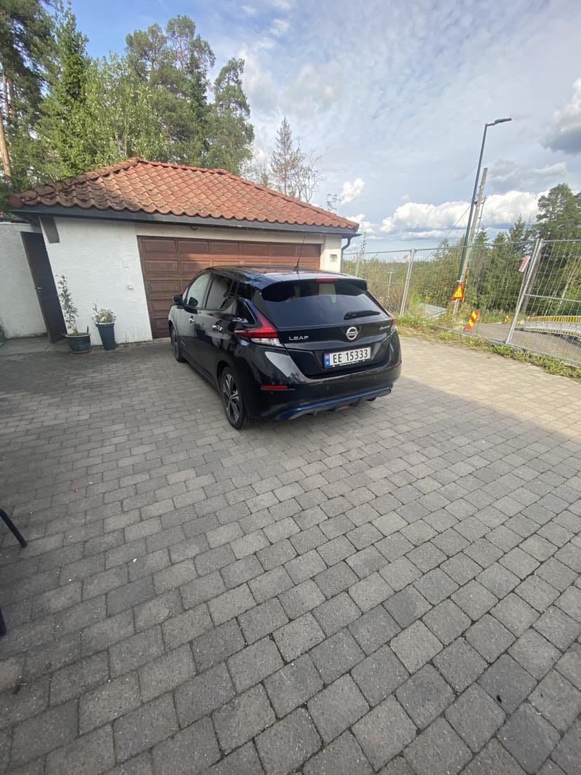 Nissan Leaf med GPS