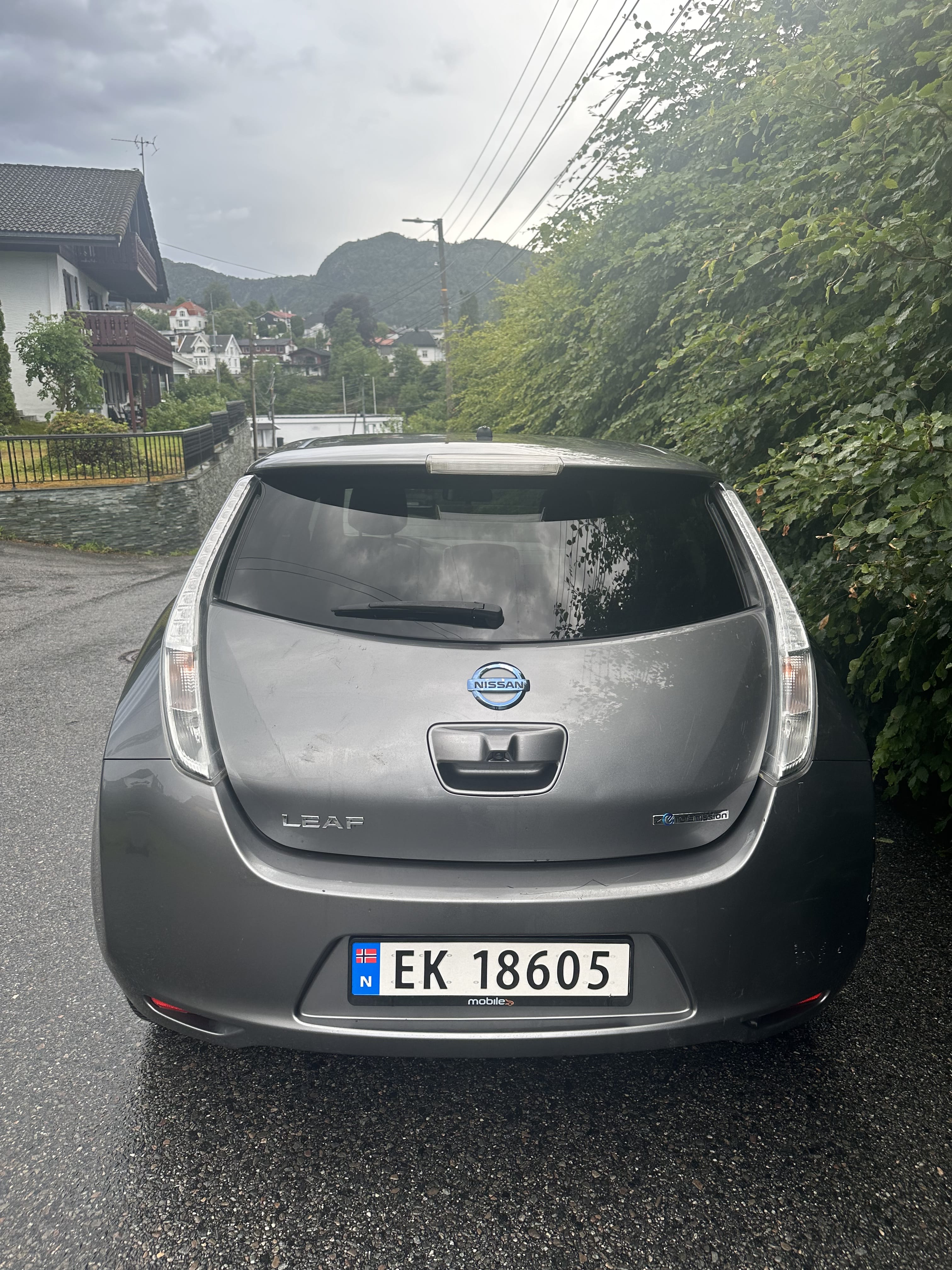 Nissan Leaf avec GPS
