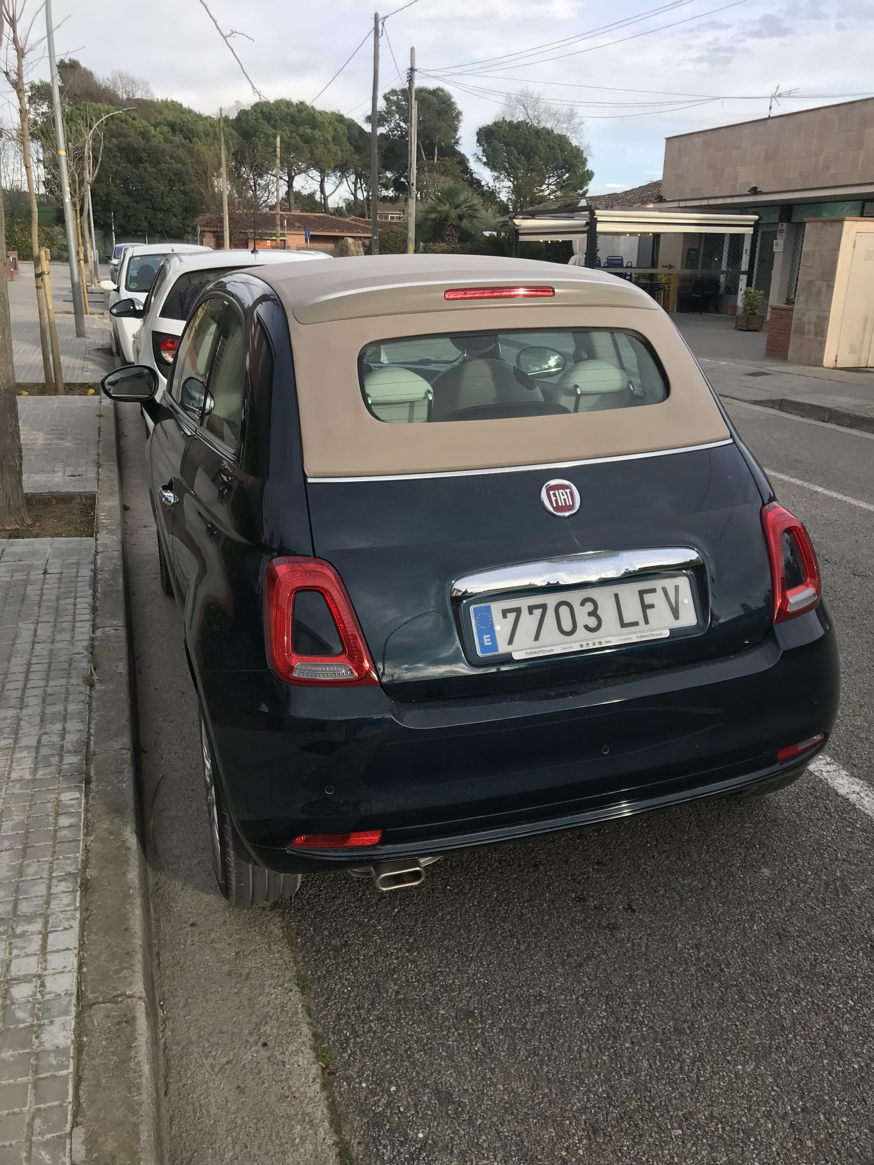 Fiat 500 C con GPS