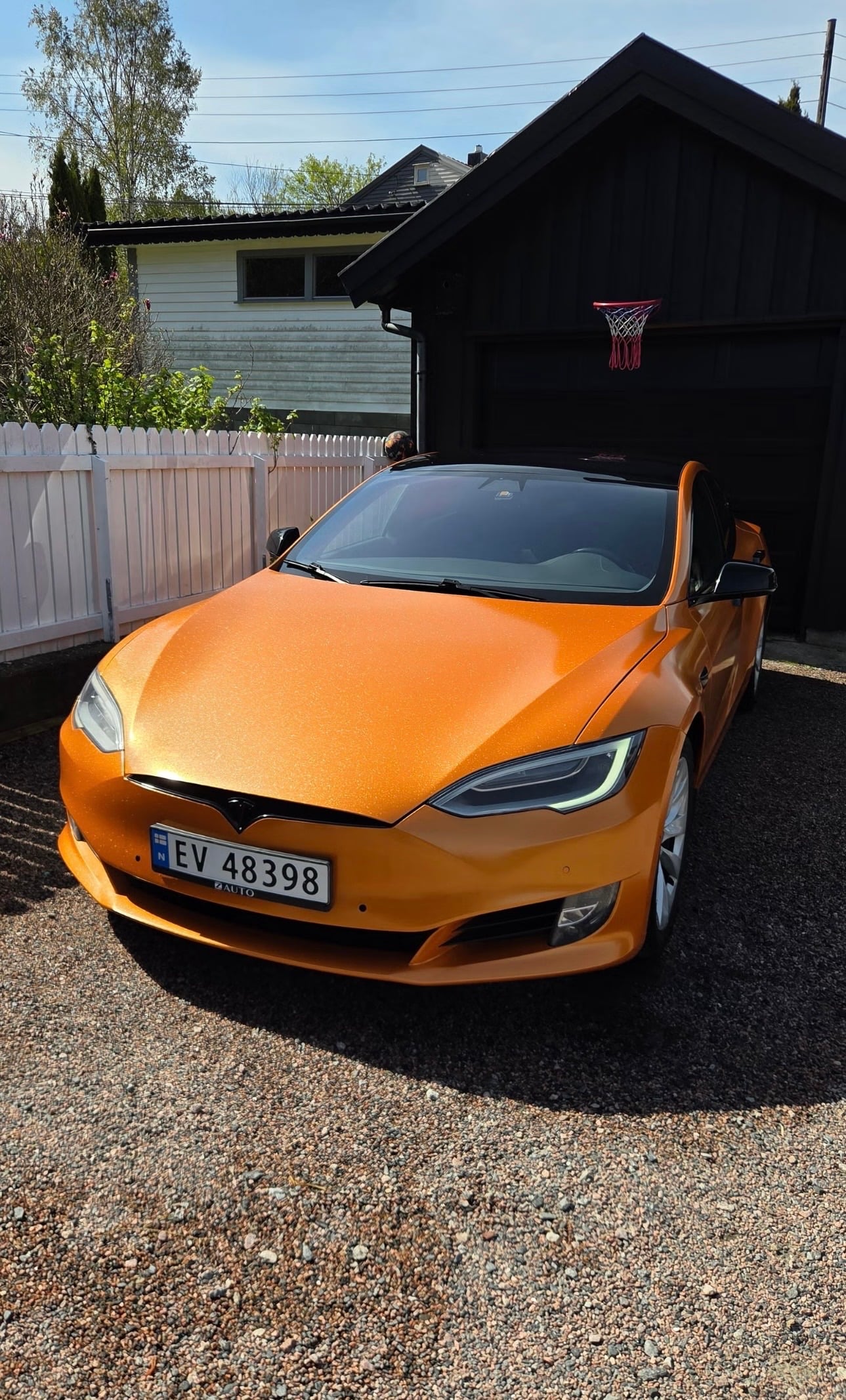 Tesla Model S med GPS