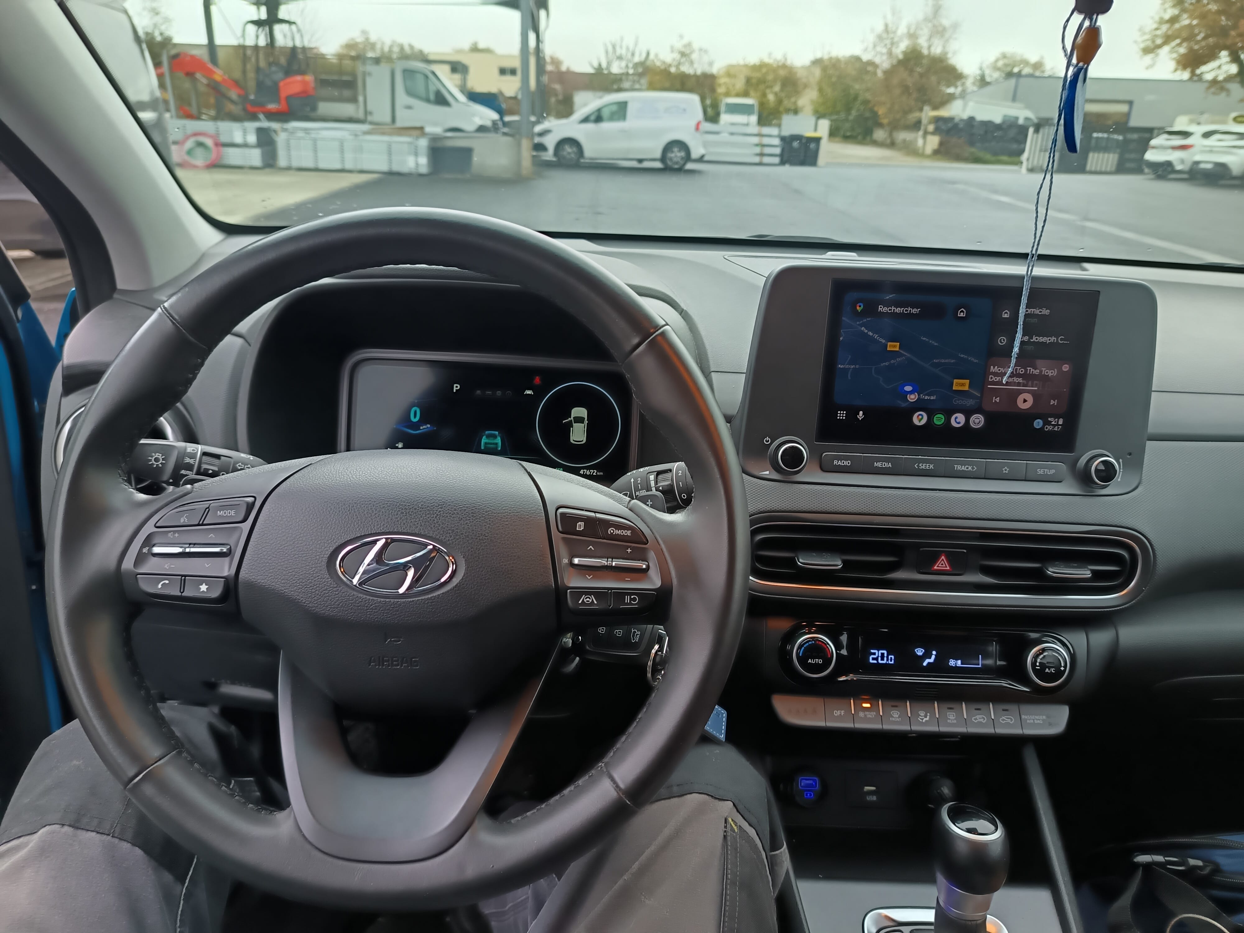 Hyundai Kona avec Siège bébé