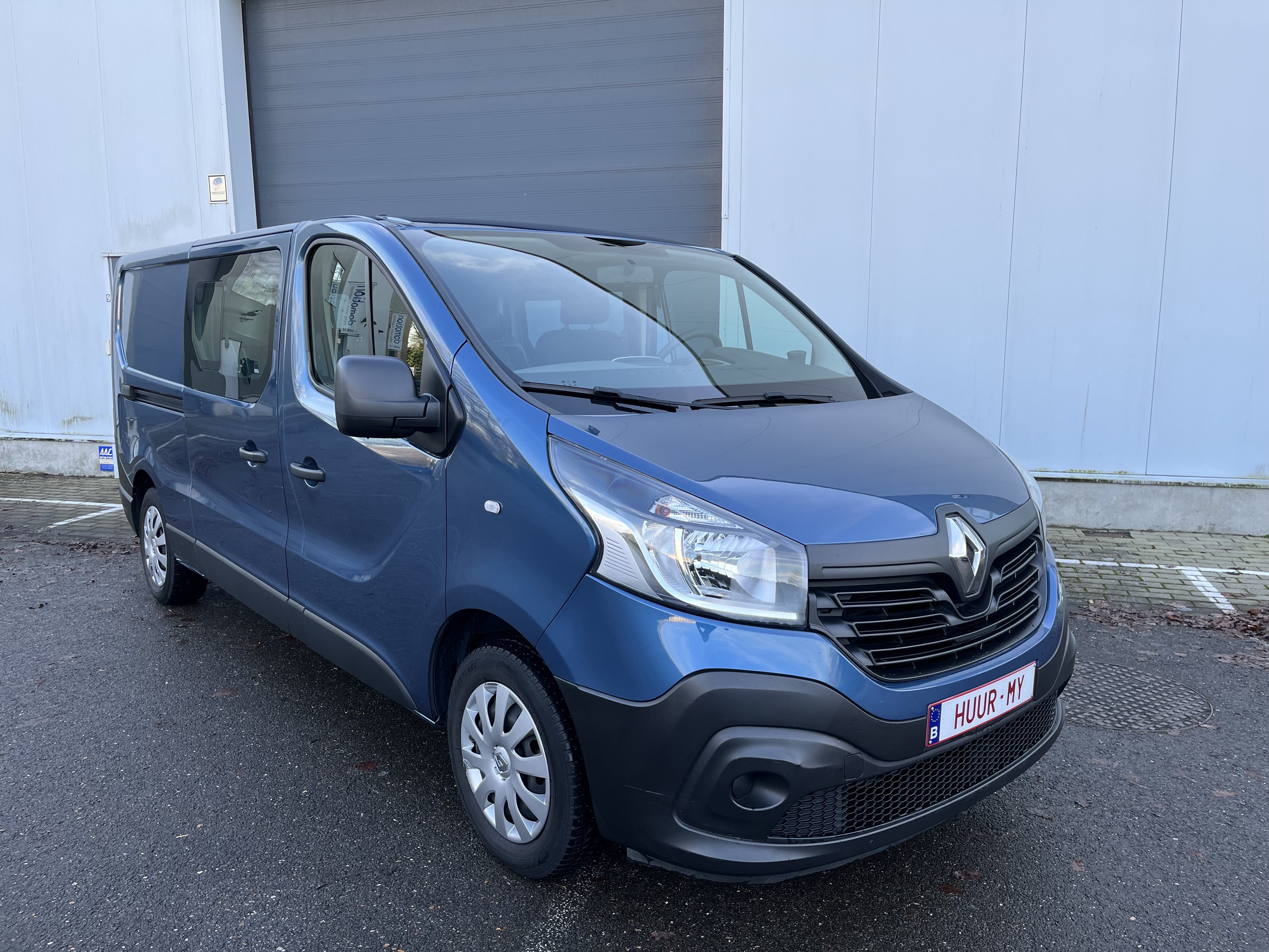 Renault Trafic Dubbele Cabine 6 plaatsen - airco - gps - bluetooth - cruise control, 2017, Diesel (B7), 6 places